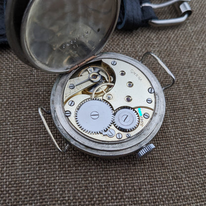 Over 110 Years Old Antique Omega Officer’s Watch – Original Enamel Dial – Cal. 13''' S.O.B. – Antique Circa 1915 / Serviced vintage watch