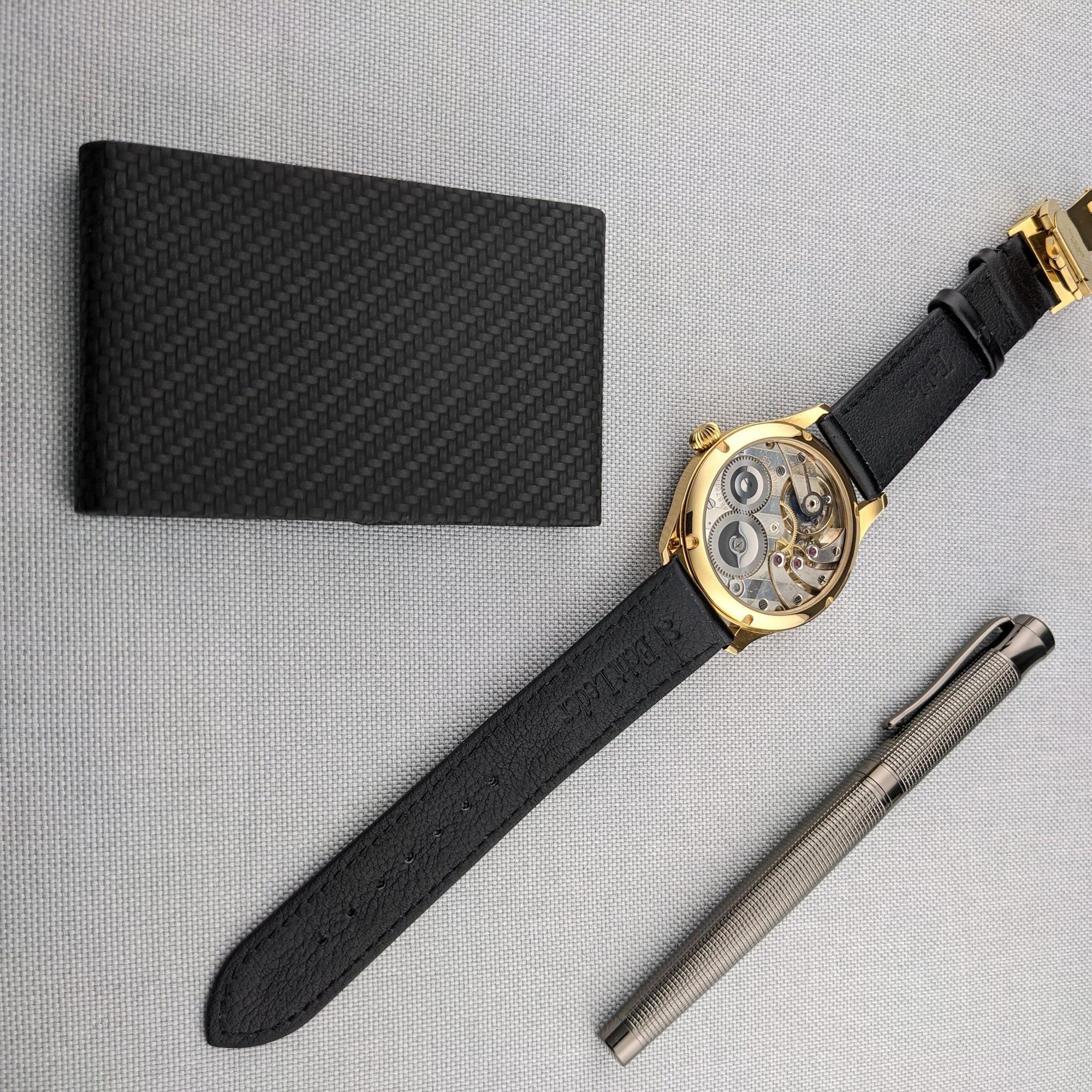 Pocket Watch Conversion with circa 95 Years Old Longines pocket watch movement 1929 restyled in the spirit of contemporary pilot watches / Cal 18.79 ABC / Serviced vintage watch