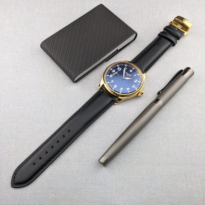 Pocket Watch Conversion with circa 95 Years Old Longines pocket watch movement 1929 restyled in the spirit of contemporary pilot watches / Cal 18.79 ABC / Serviced vintage watch