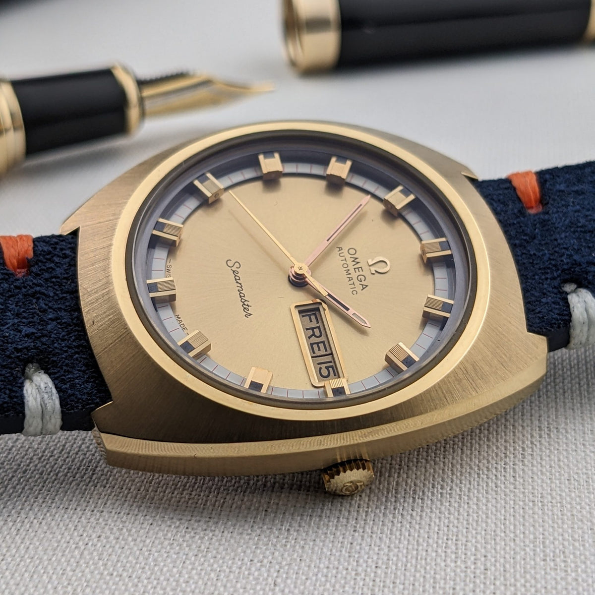 Rare Circa 60 Years Old / Omega Seamaster Automatic 166.111 / Vintage 1960s Watch / Cal 752 Movement / Serviced Pristine Condition/ Factory Protective Film dial