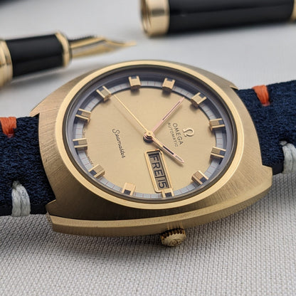 Rare Circa 60 Years Old / Omega Seamaster Automatic 166.111 / Vintage 1960s Watch / Cal 752 Movement / Serviced Pristine Condition/ Factory Protective Film dial