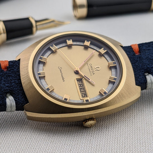 Rare Circa 60 Years Old / Omega Seamaster Automatic 166.111 / Vintage 1960s Watch / Cal 752 Movement / Serviced Pristine Condition/ Factory Protective Film dial