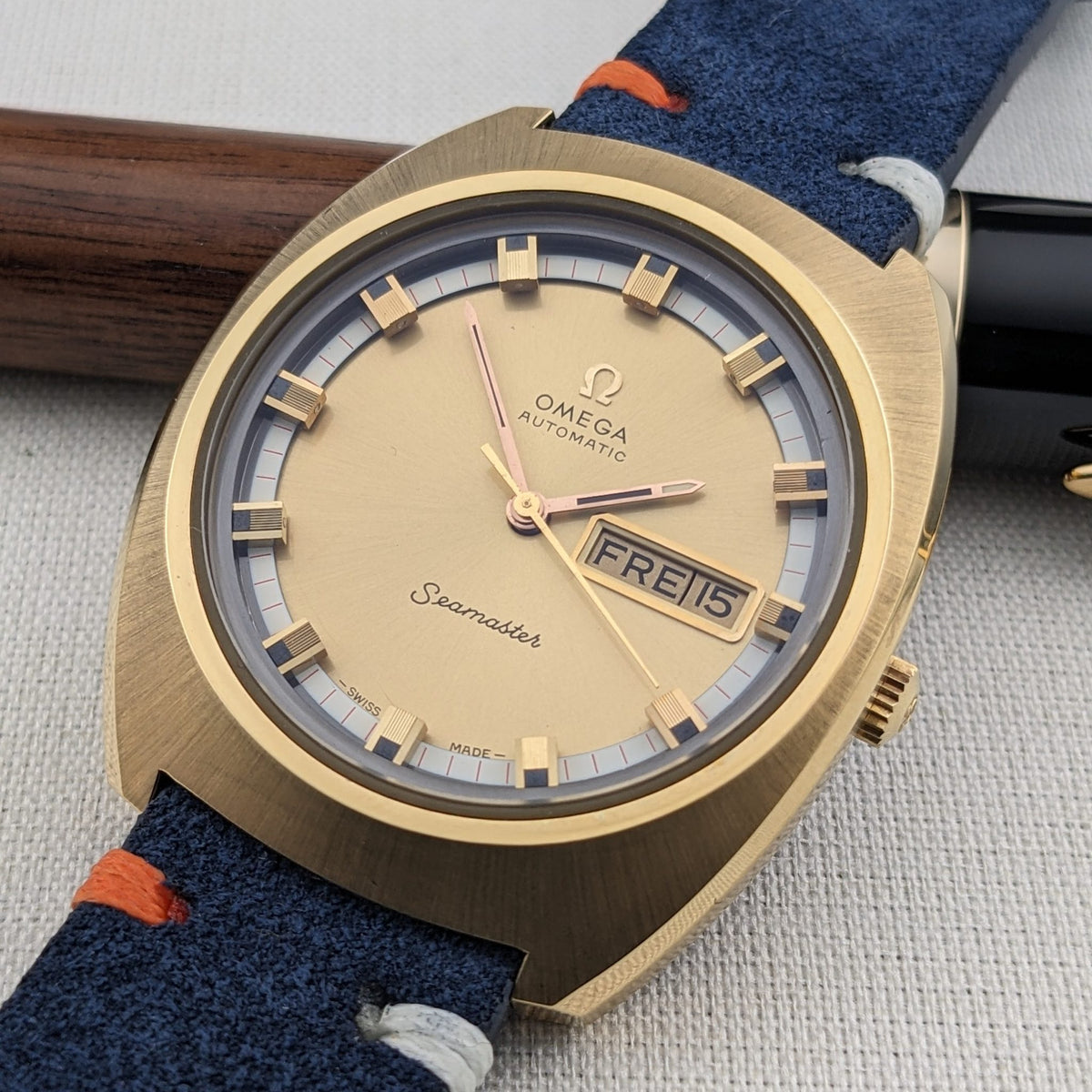 Rare Circa 60 Years Old / Omega Seamaster Automatic 166.111 / Vintage 1960s Watch / Cal 752 Movement / Serviced Pristine Condition/ Factory Protective Film vintage watch