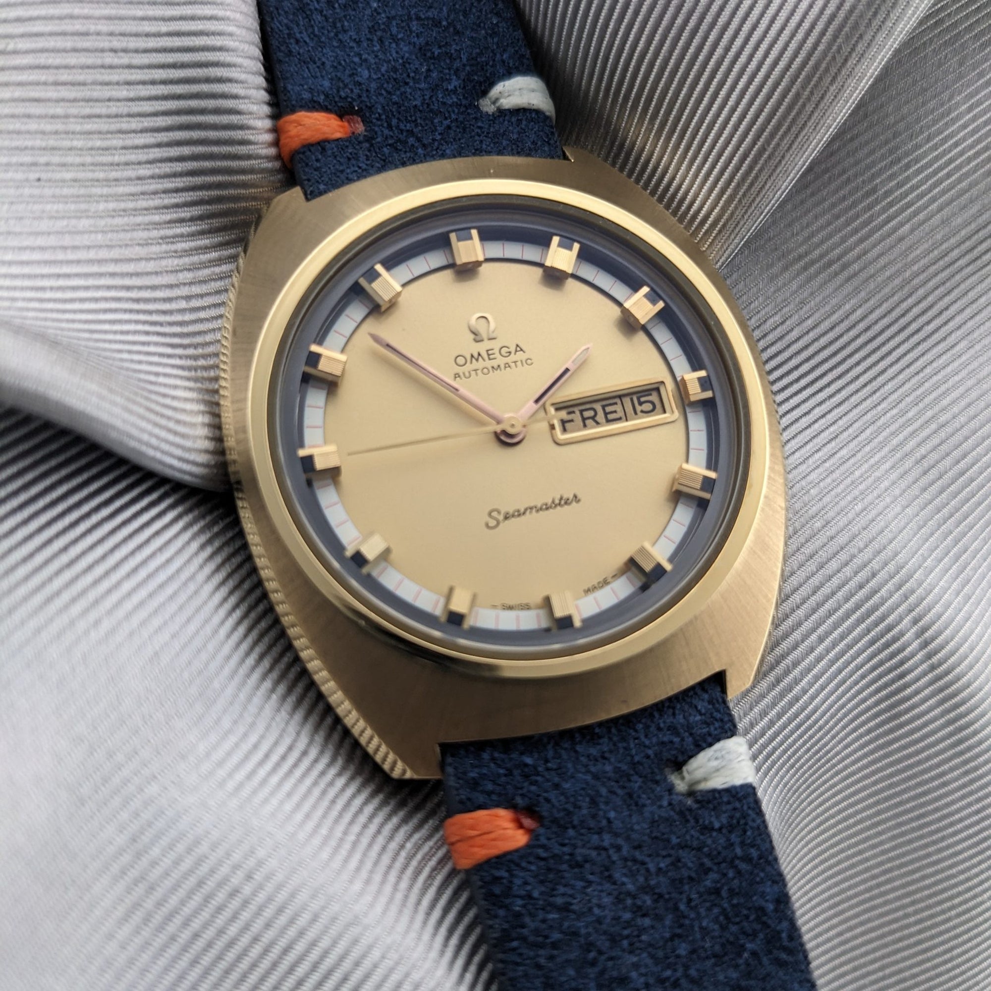 Rare Circa 60 Years Old / Omega Seamaster Automatic 166.111 / Vintage 1960s Watch / Cal 752 Movement / Serviced Pristine Condition/ Factory Protective Film vintage watch