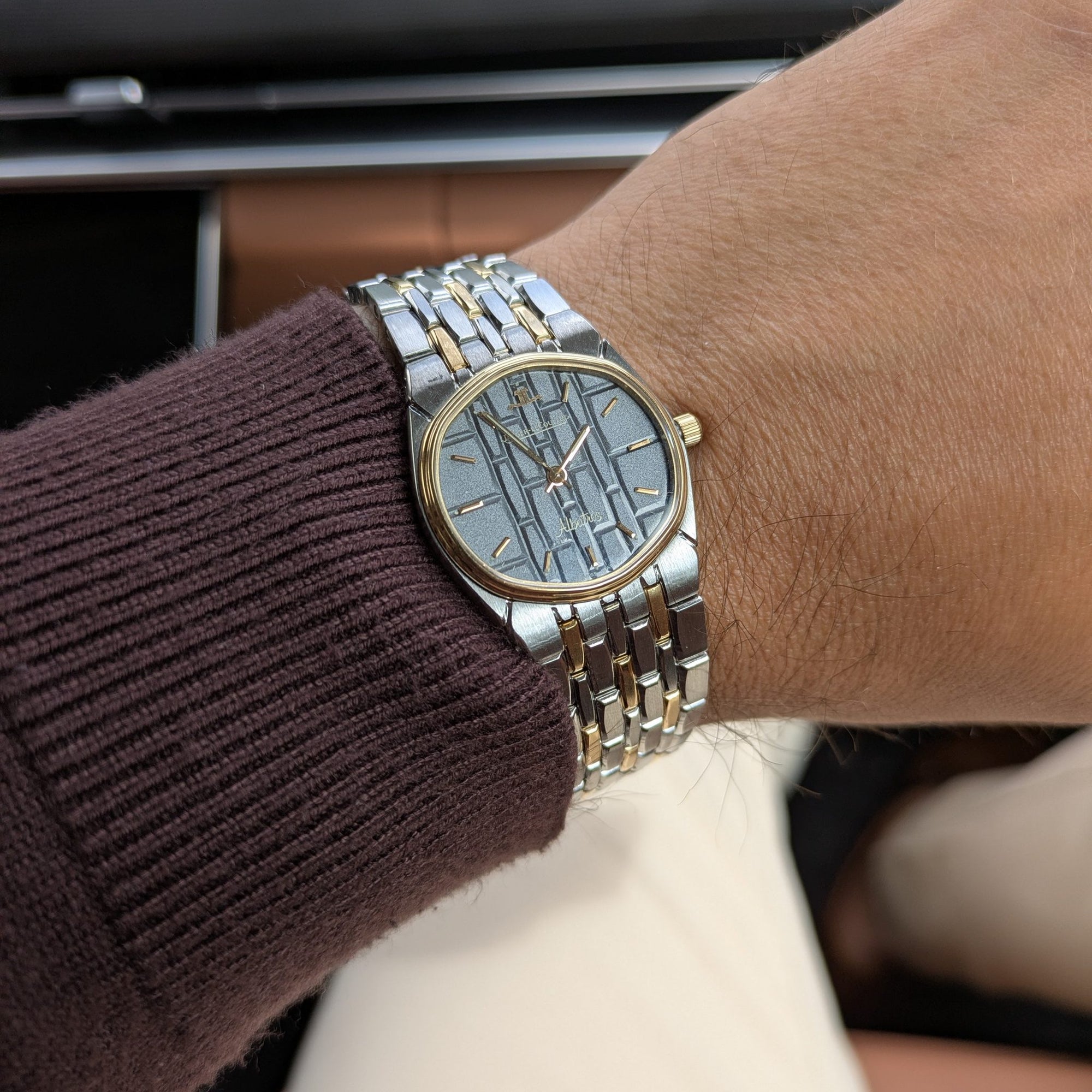 Rare Jaeger-LeCoultre Albatros Gold-Steel / Ref 146.306.8 / Vintage 1980s Watch vintage watch