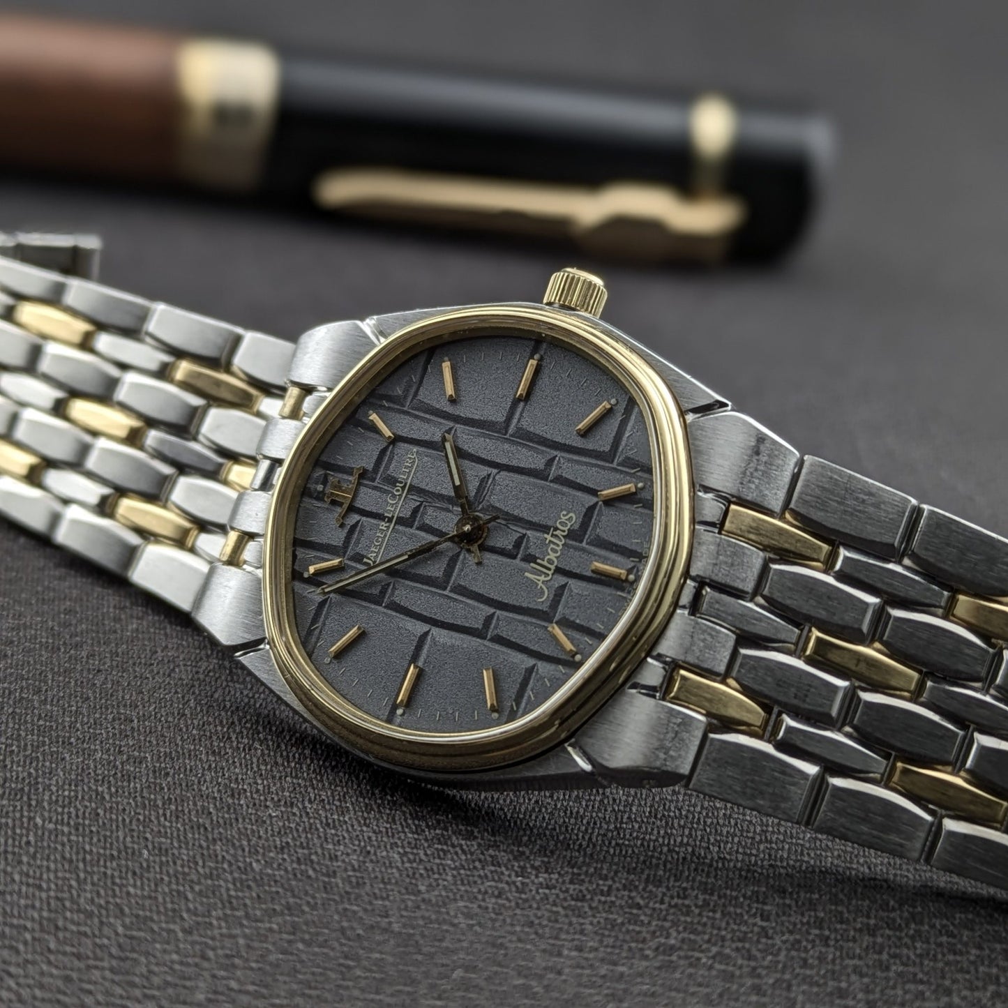 Rare Jaeger-LeCoultre Albatros Gold-Steel / Ref 146.306.8 / Vintage 1980s Watch vintage watch