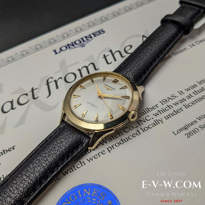 Longines Automatic Gold Filled / Cal 19AS / Vintage 1955 - Longines Archives Extract