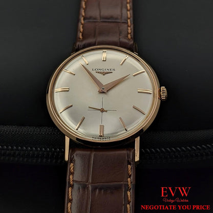 Beautiful Longines 18k Gold / Vintage  1966 / Fully Serviced   unique