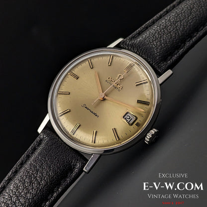 Rare Omega Seamaster Automatic / Gold Dial / cal.562 / Vintage 1960s
