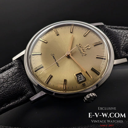 Rare Omega Seamaster Automatic / Gold Dial / cal.562 / Vintage 1960s