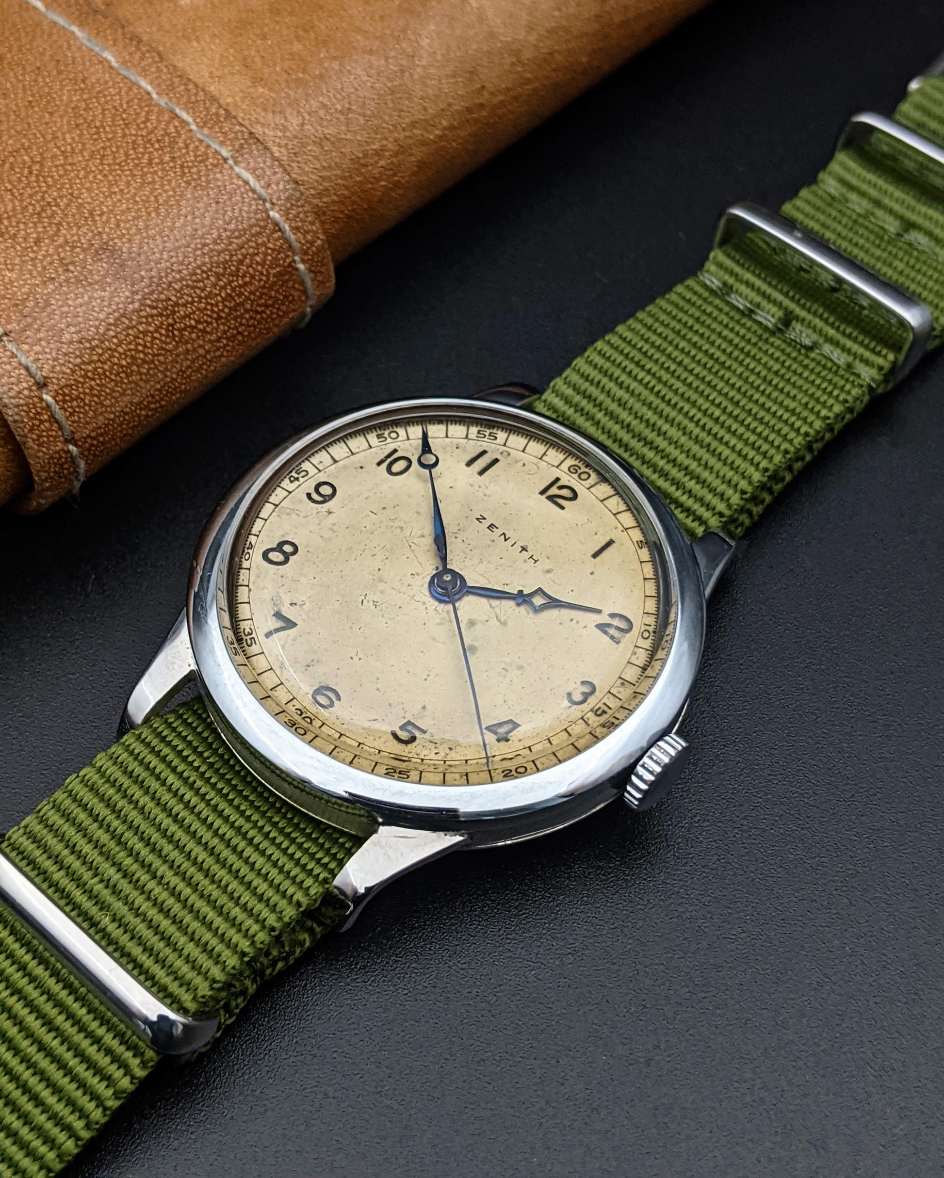 Zenith Jumbo 37,5 mm / Rare WWII Type Watch as RAF/ Vintage 1939