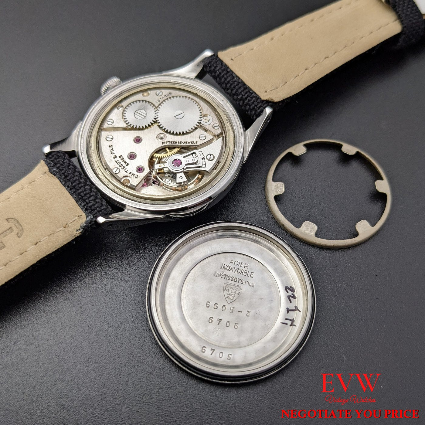 Wristwatch Tissot Antimagnetique Calendar cal. 27-63