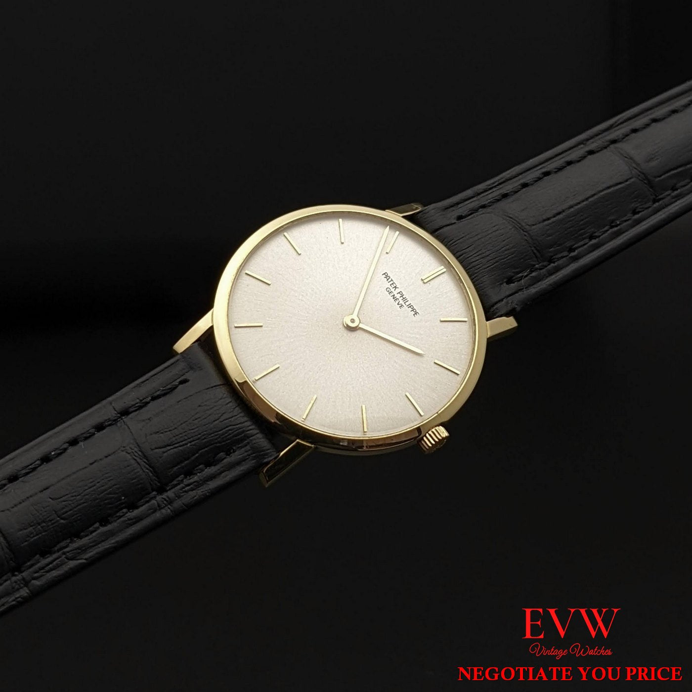 Patek Philippe Calatrava 18K Gold Vintage Watch , calibre 175,ref. 3520