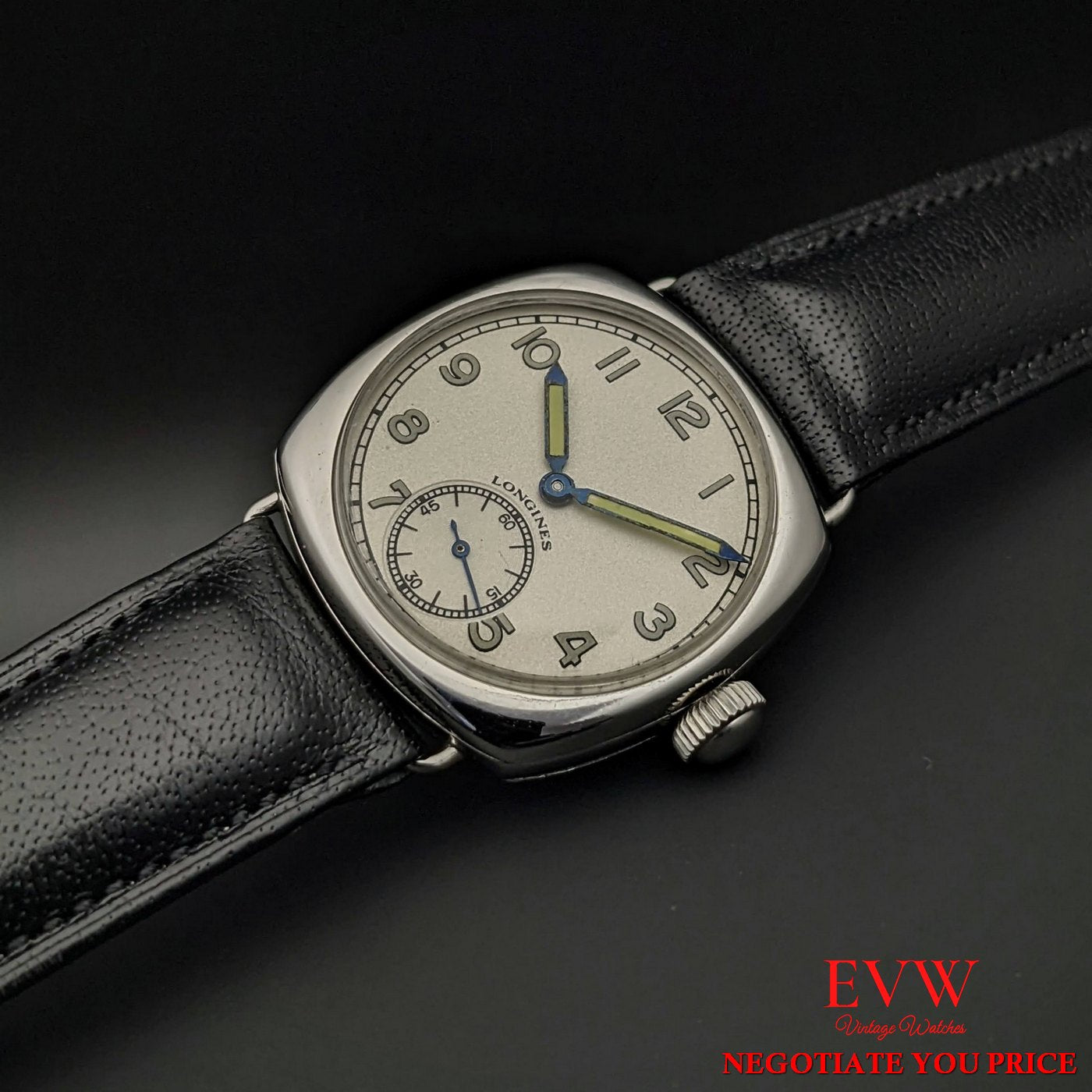 Vintage Square Longines from 1940 Exclusive Vintage Swiss Watches