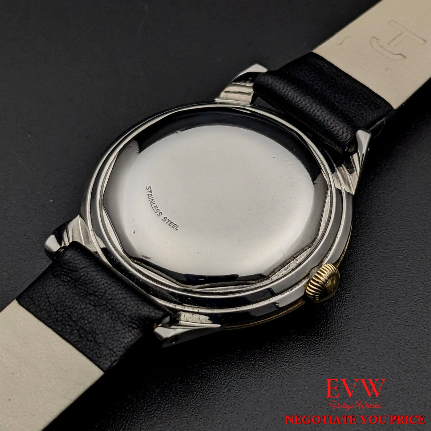 Vintage Wristwatch Movado Automatic cal 431 back side