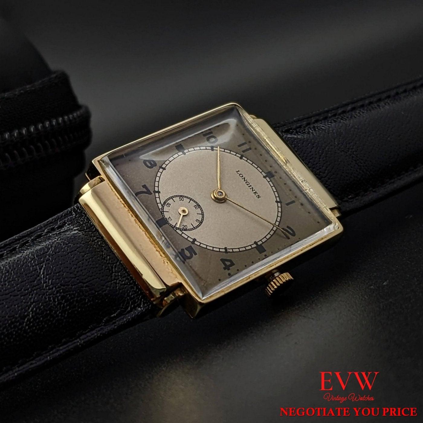 Antique Longines 14k Gold from 1941 / Extract from the Longines Archives / Fully Serviced