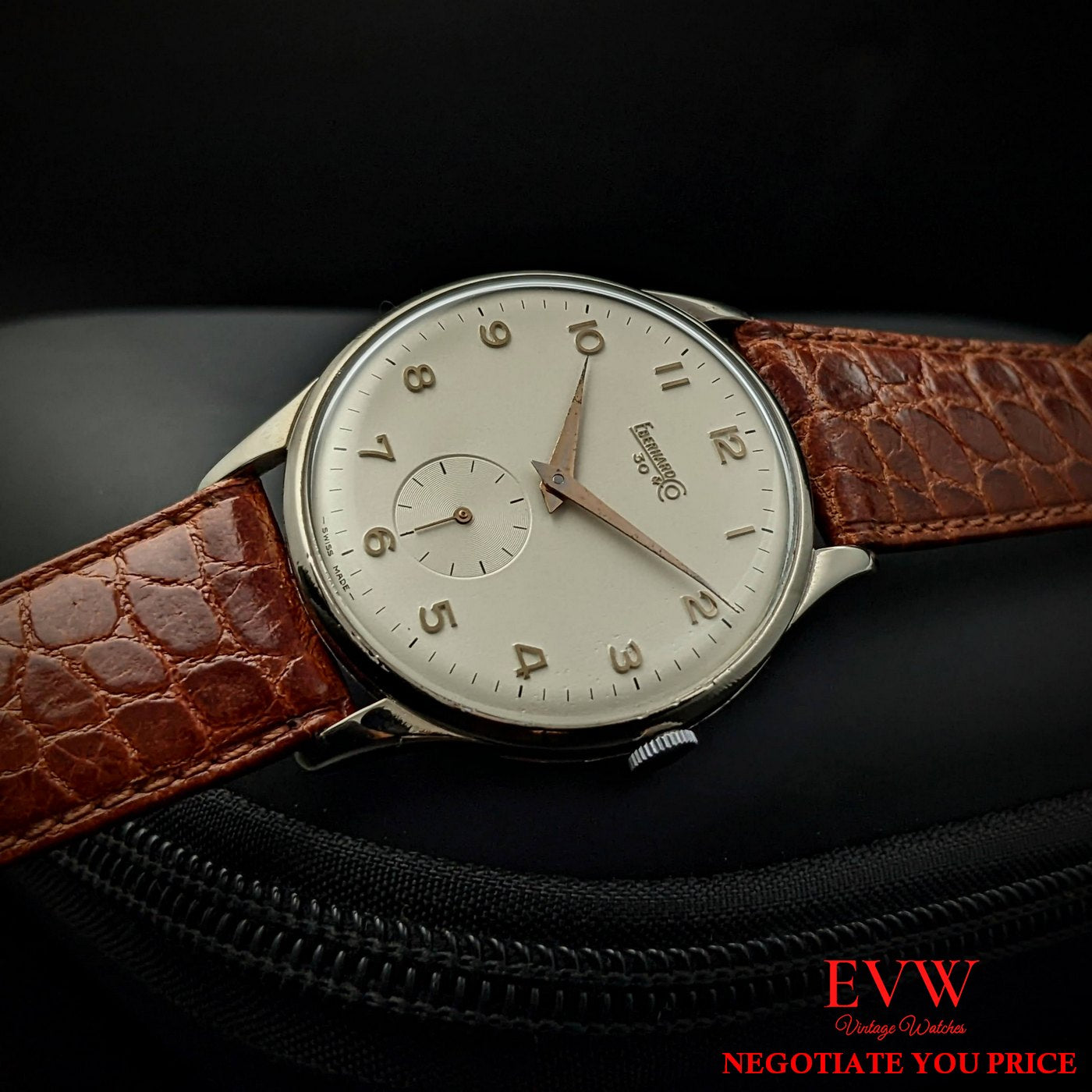 Vintage Wristwatch Jumbo  Eberhard & Co 30