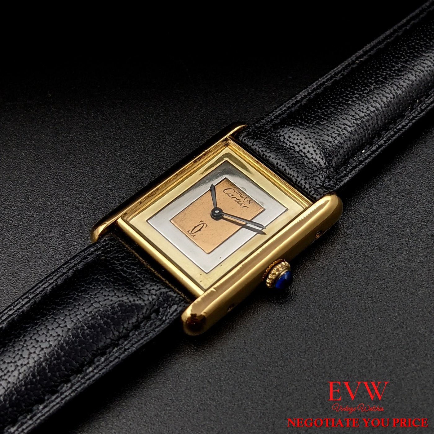 Cartier Tank Must De Paris VERMEIL Exclusive Vintage Swiss Watches