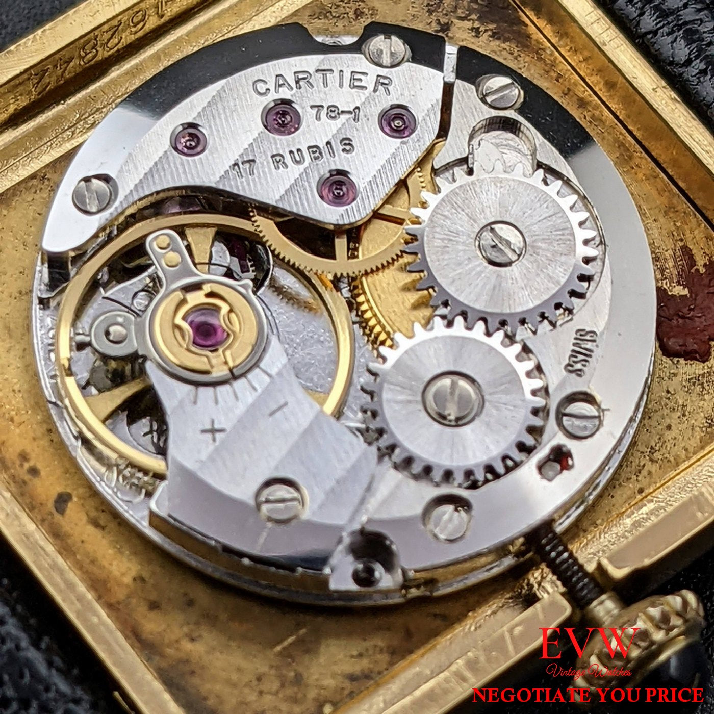 Cartier tank movement hotsell