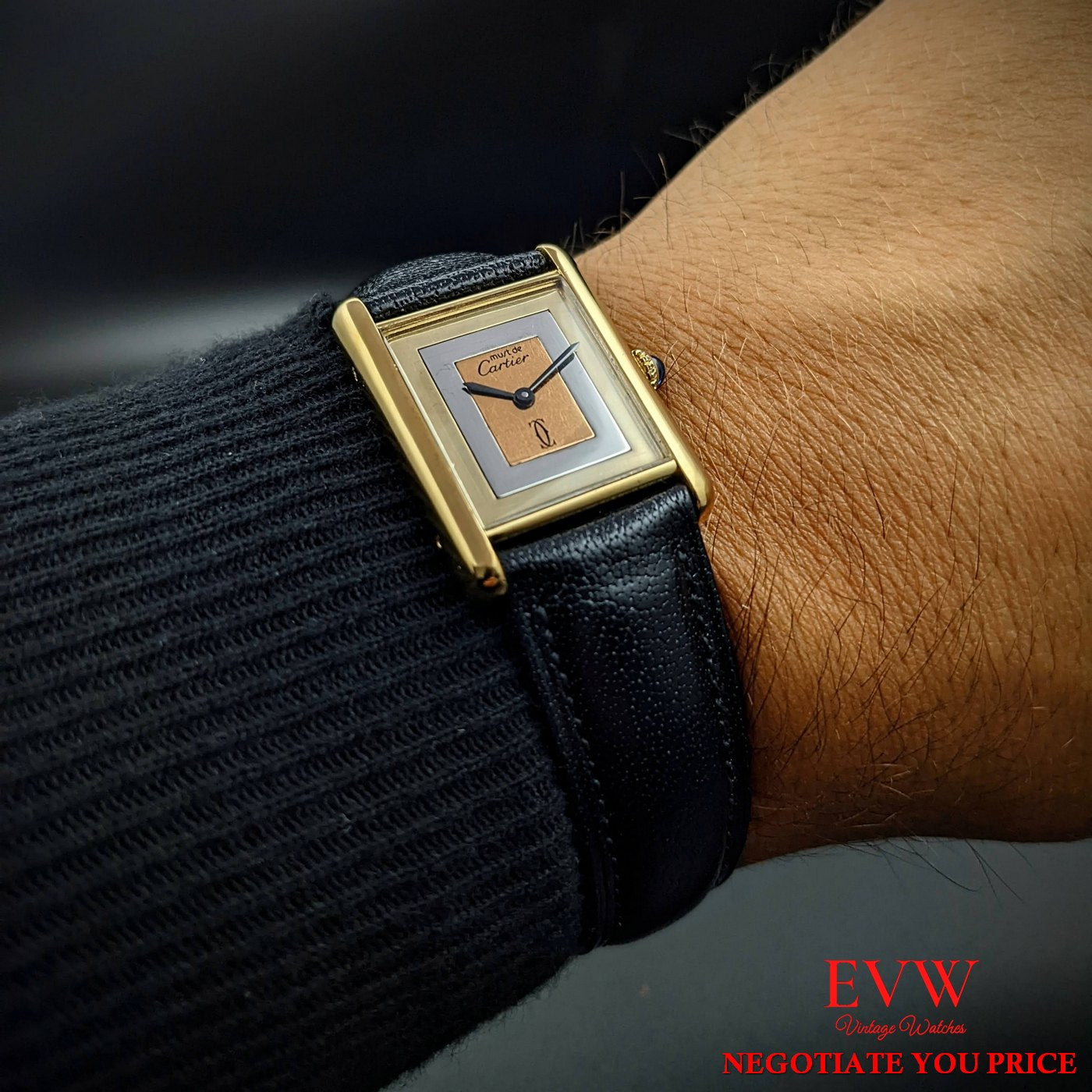 Cartier tank vermeil new arrivals