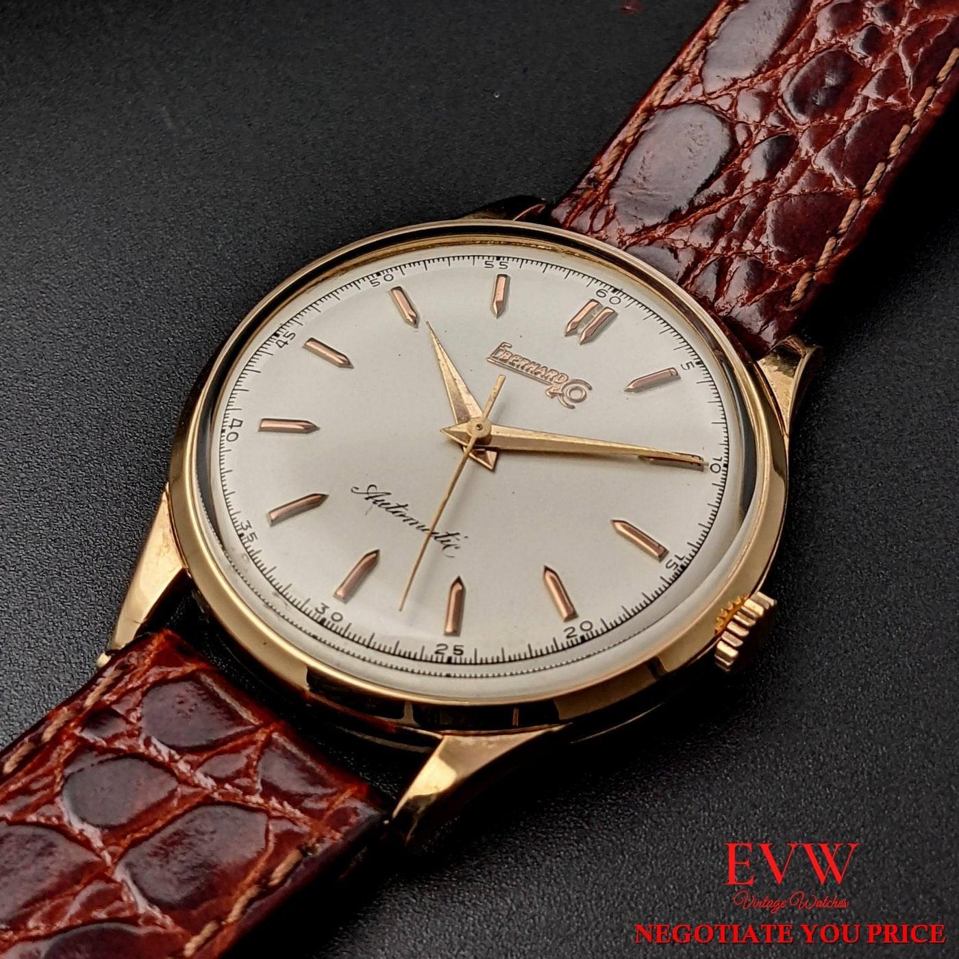 Eberhard & Co 18k Gold / Automatic / Vintage 1950s / Fully Serviced