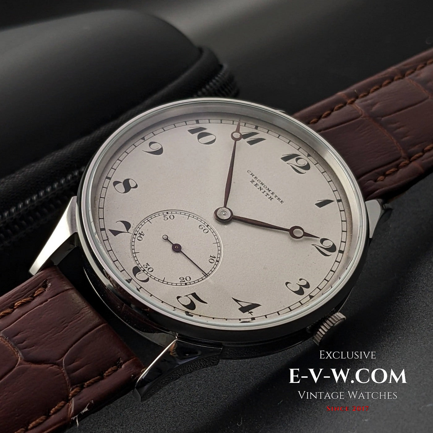 Zenith Chronometer Antikes Uhrwerk aus den 1920er Jahren / Taschenuhr-Umbau / Kaliber 18.28.1.PE - Hochzeitsuhr / Generalüberholt