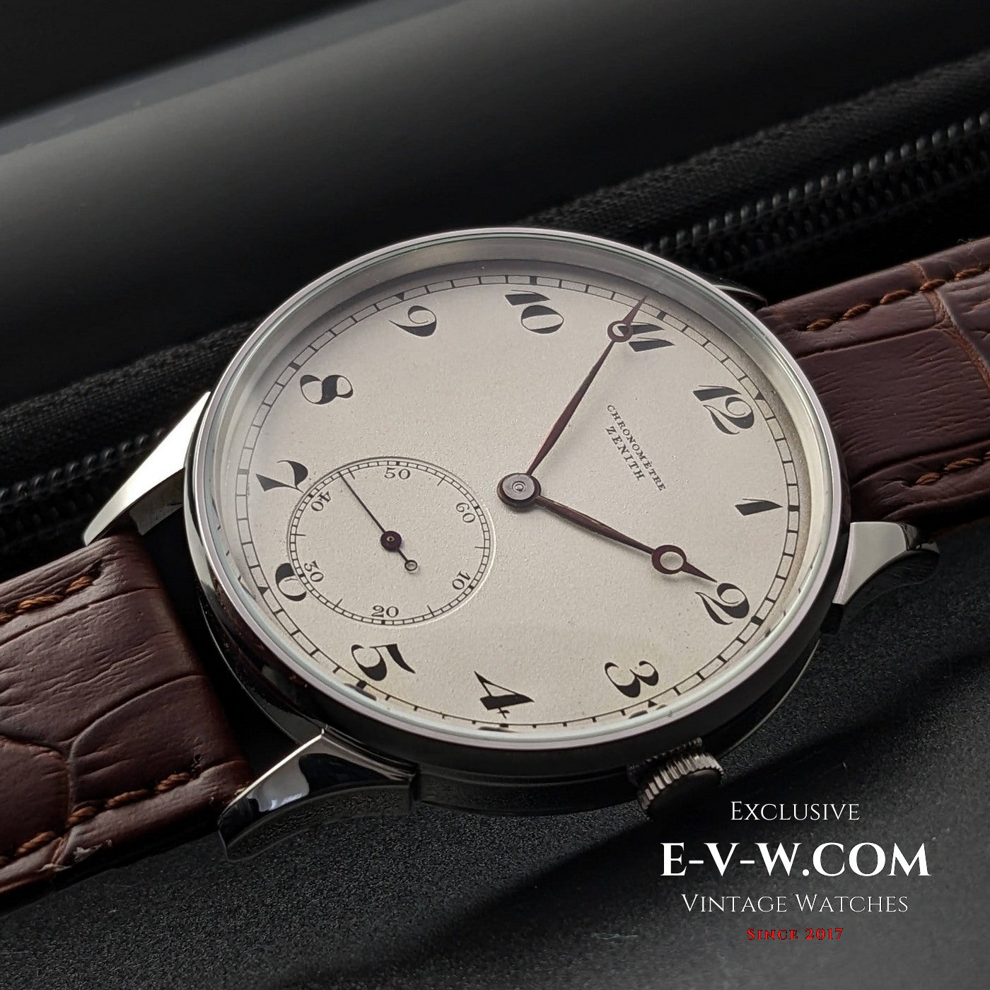 Zenith Chronometer Antikes Uhrwerk aus den 1920er Jahren / Taschenuhr-Umbau / Kaliber 18.28.1.PE - Hochzeitsuhr / Generalüberholt