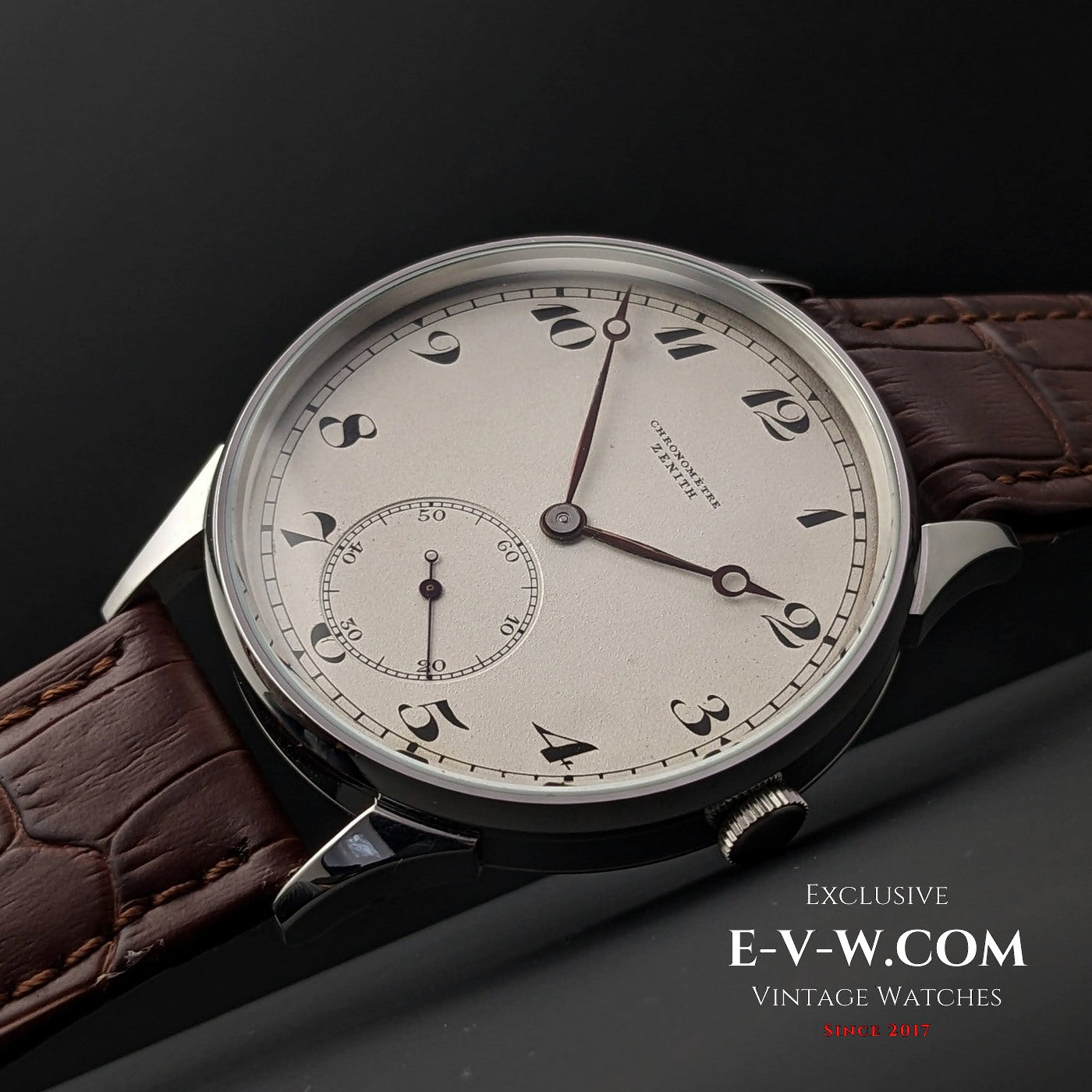 Zenith Chronometer Antikes Uhrwerk aus den 1920er Jahren / Taschenuhr-Umbau / Kaliber 18.28.1.PE - Hochzeitsuhr / Generalüberholt