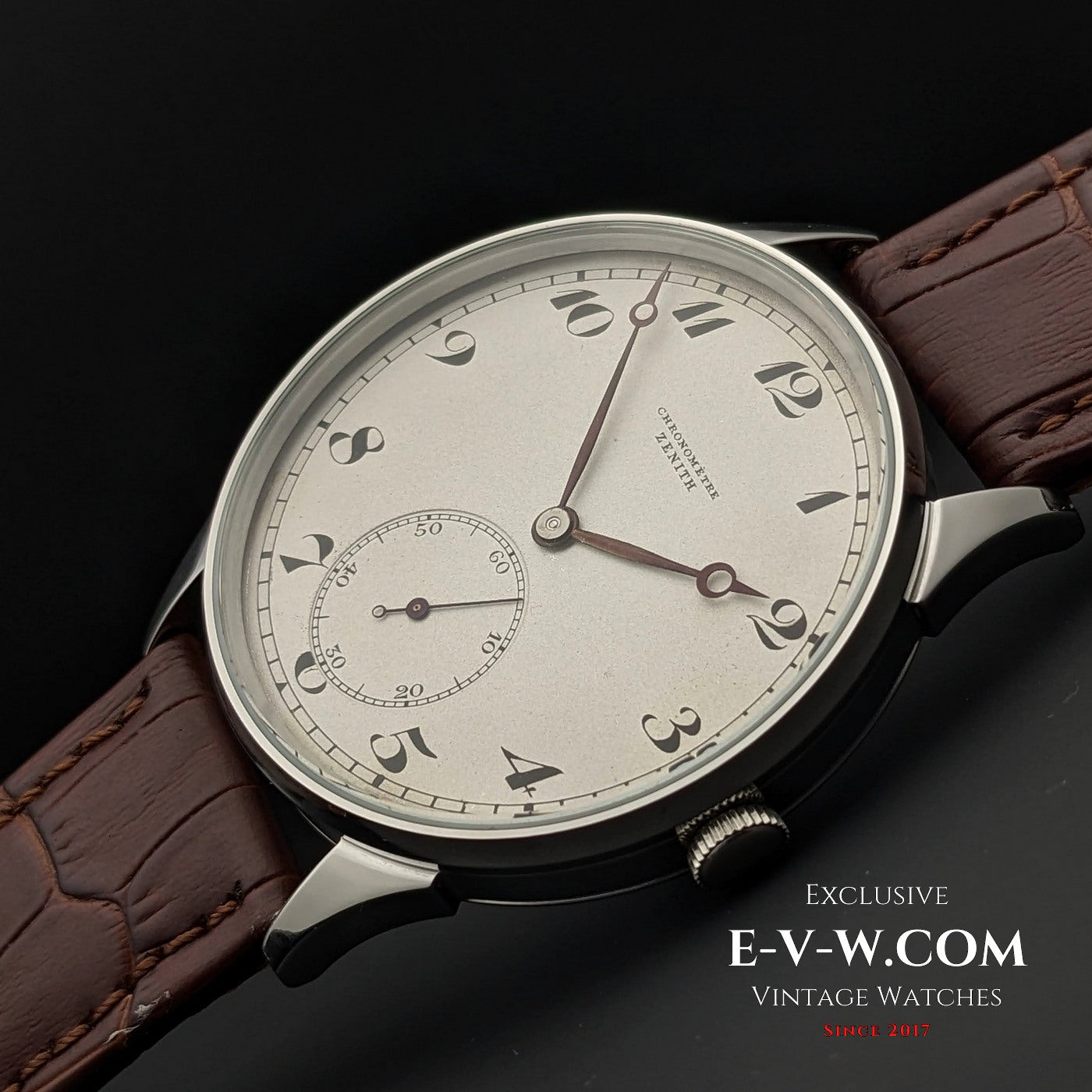 Zenith Chronometer Antikes Uhrwerk aus den 1920er Jahren / Taschenuhr-Umbau / Kaliber 18.28.1.PE - Hochzeitsuhr / Generalüberholt