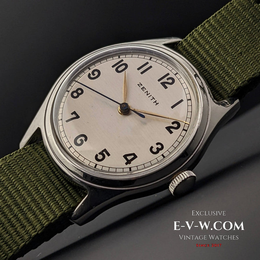 ゼニス ミリタリーデザイン / Cal. 160-50-6 / 1950年代製ヴィンテージ / フルサービス済み