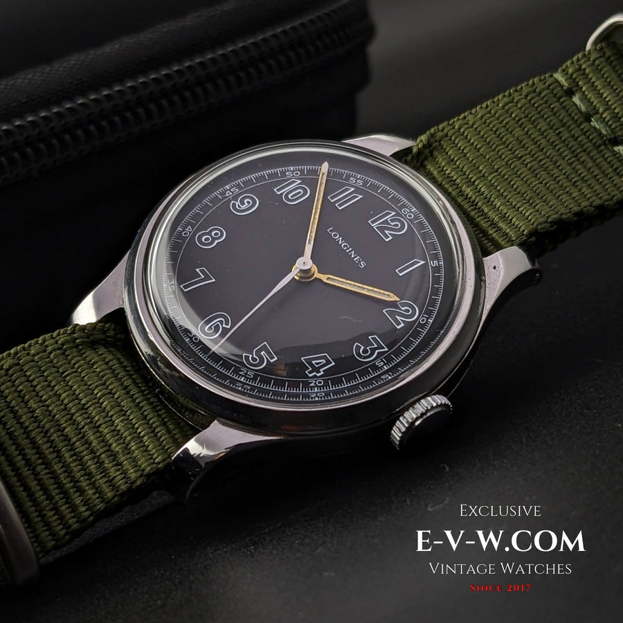 Longines Military WWII / Vintage 1940s / cal.12.68N / Fully Serviced