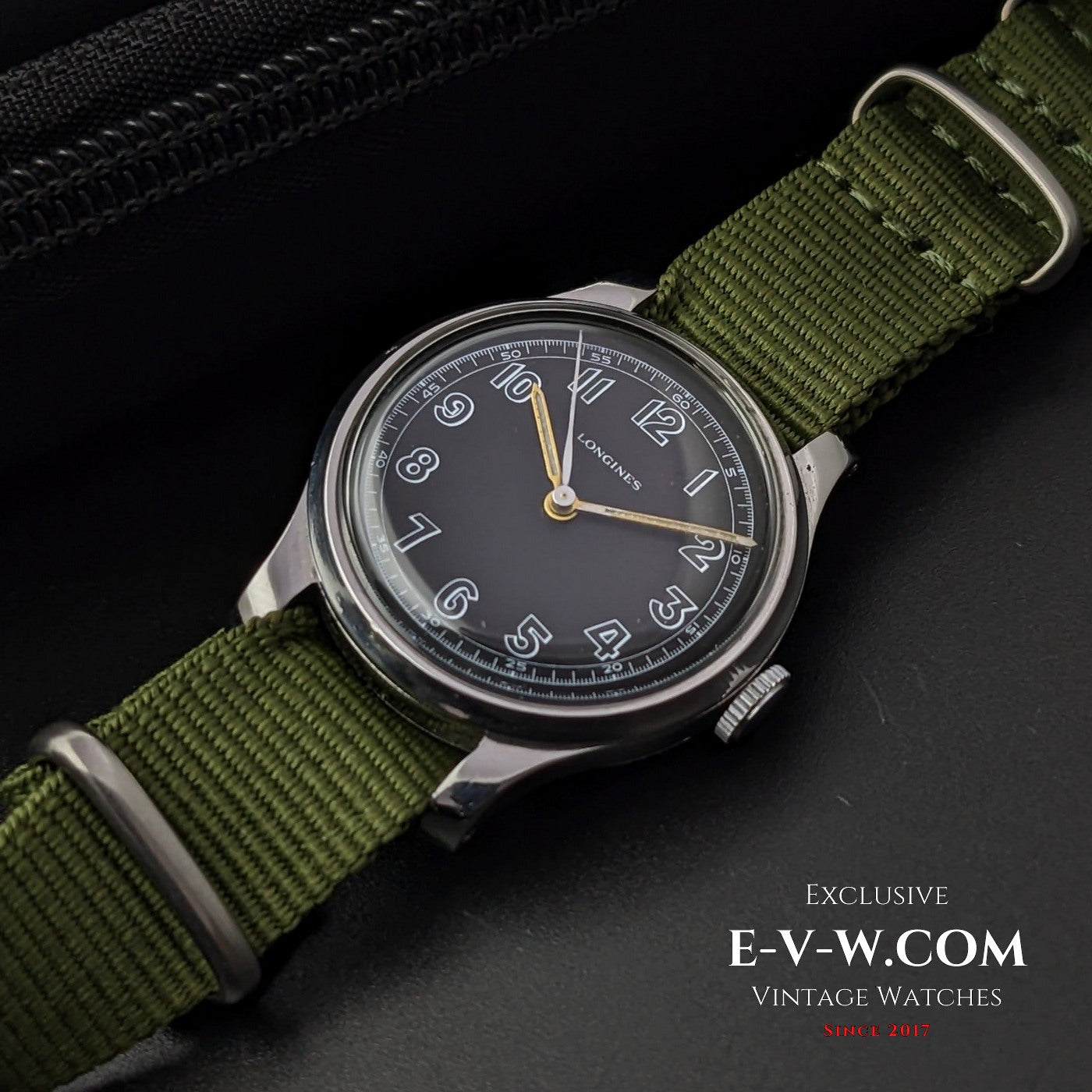 Longines Military WWII / Vintage 1940s / cal.12.68N / Fully Serviced