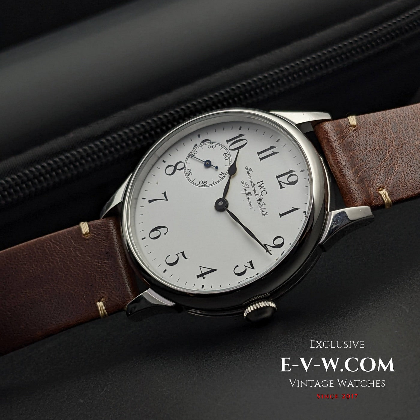 Mouvement IWC Schaffhausen Antique 1929 / Conversion de montre de poche / Calibre 73 - Montre de mariage / Entièrement révisée