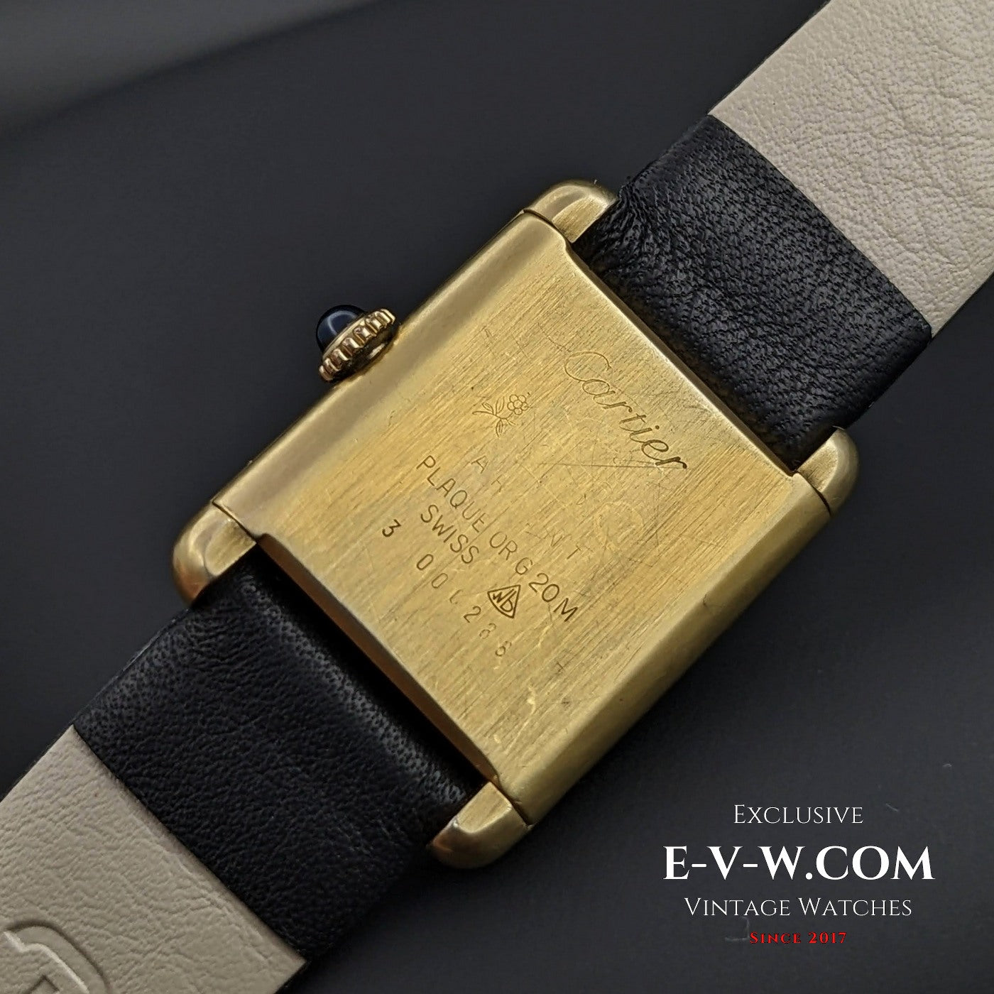 Seltene Cartier Tank Must Tridor VERMEIL – Goldplakette, Silber 925 – Dreifarbiges Zifferblatt, Kal. 78-1 / Generalüberholt 