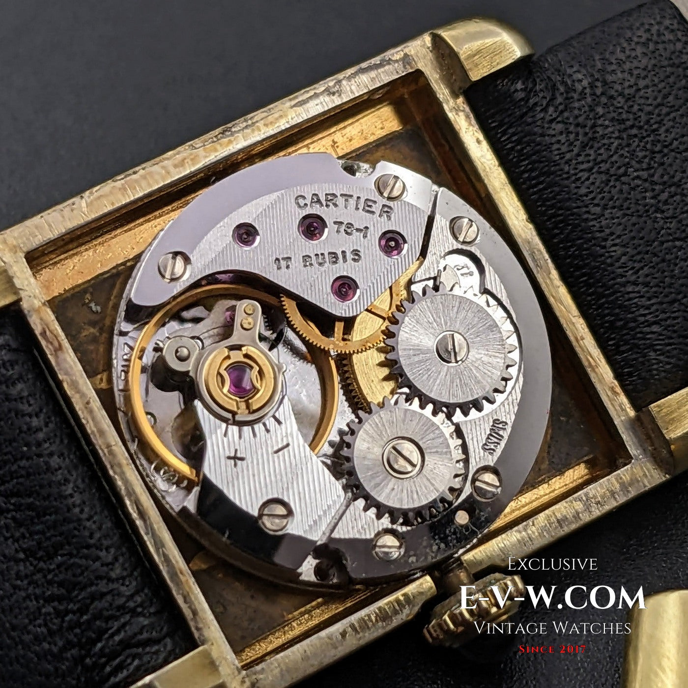 Seltene Cartier Tank Must Tridor VERMEIL – Goldplakette, Silber 925 – Dreifarbiges Zifferblatt, Kal. 78-1 / Generalüberholt 