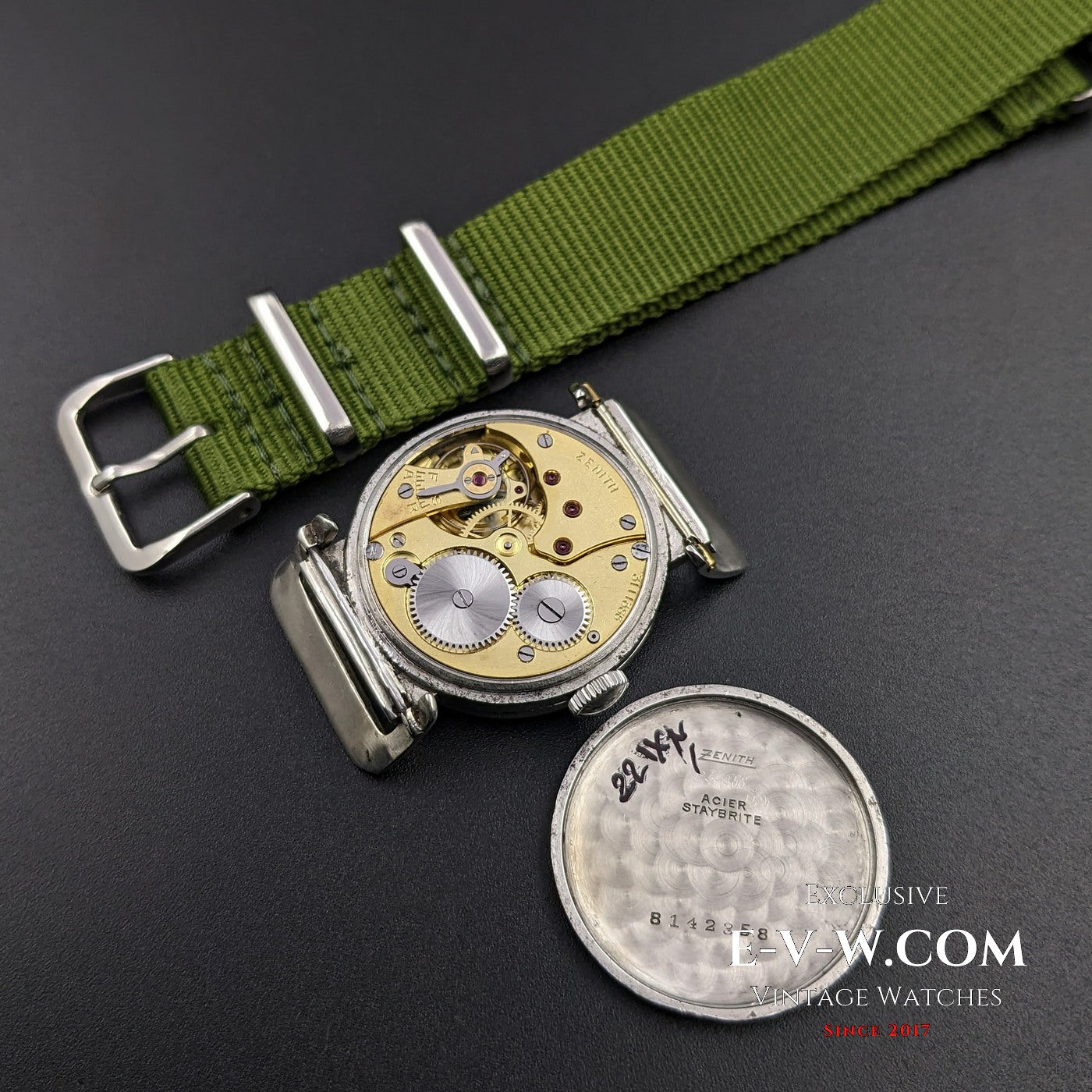 Zenith Katonai WWII / kal. 12-4 / Antik 1938 Teljesen Szervizelt