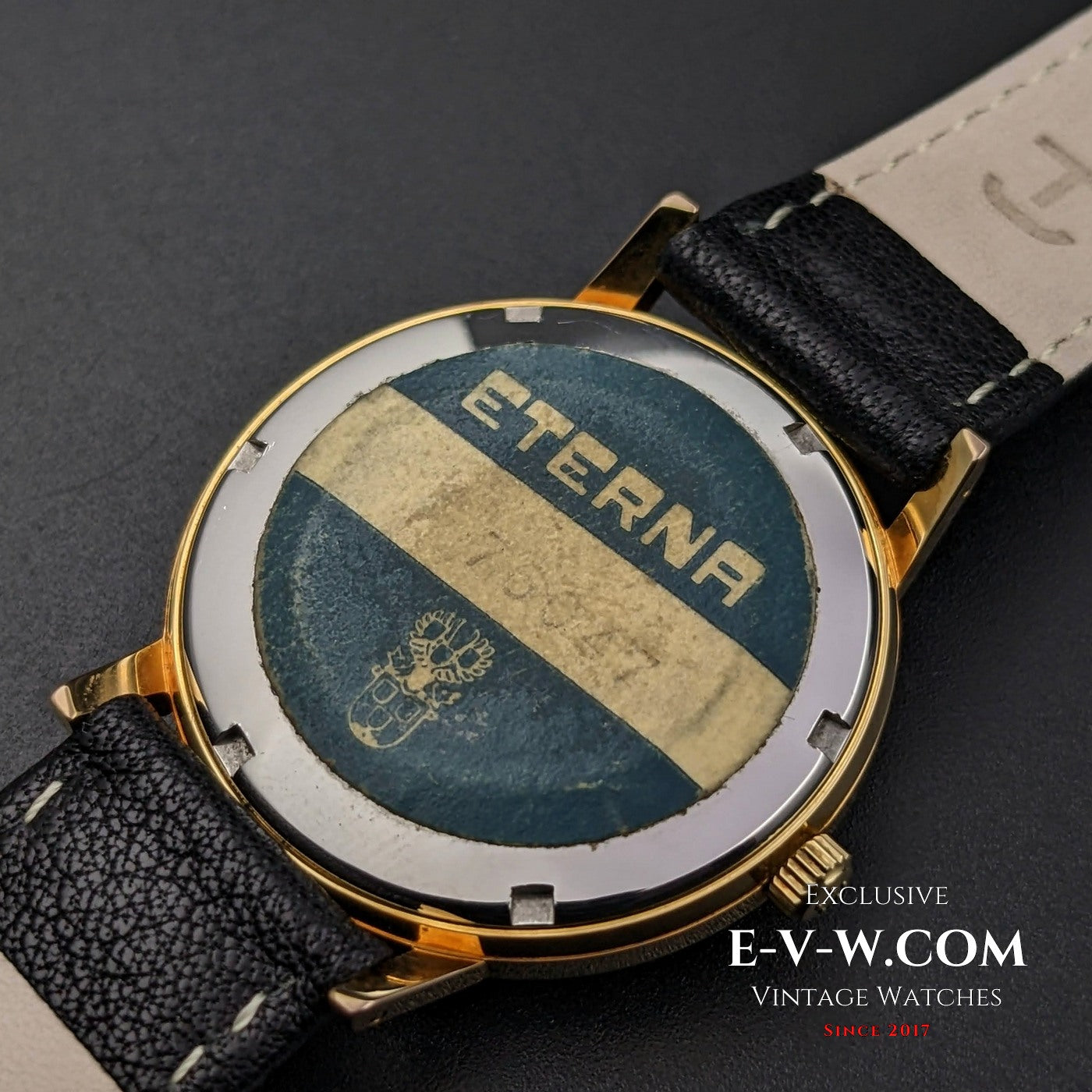 1960年代復古Eterna Matic 1000自動表附原廠標籤
