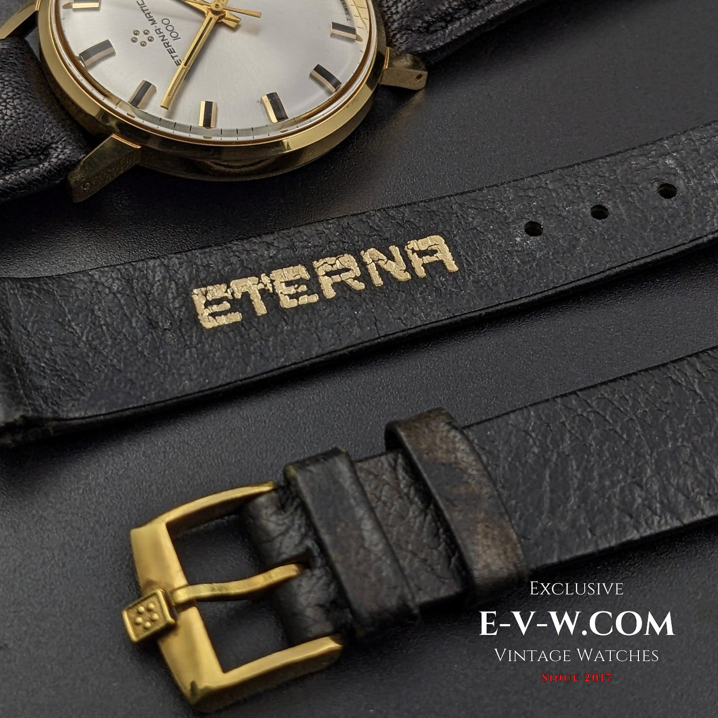 Vintage 1960's Eterna Matic 1000 Automatic with original sticker