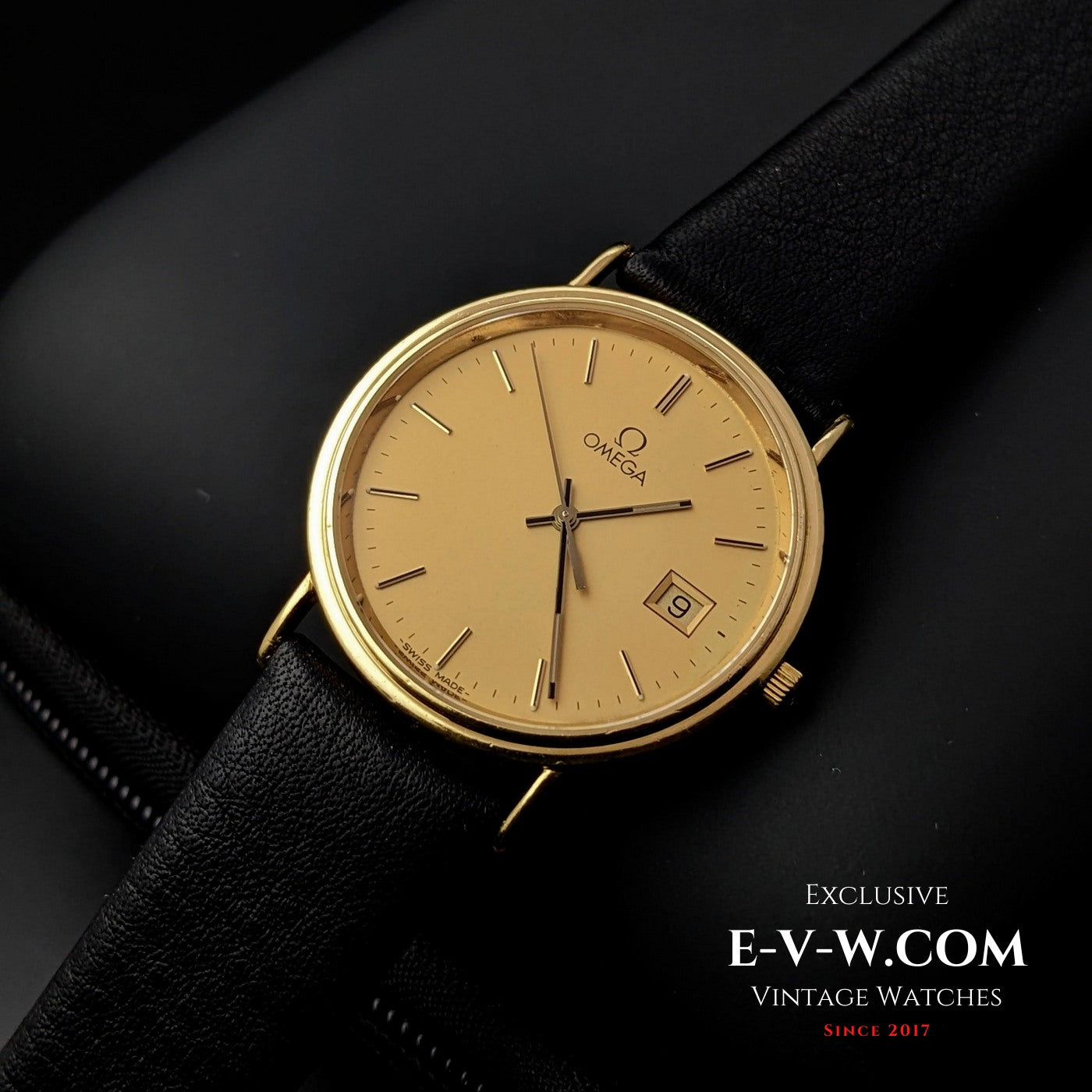 OMEGA 18K Gold w/Diamonds & Florentine Engraving Design Watch - $30K A