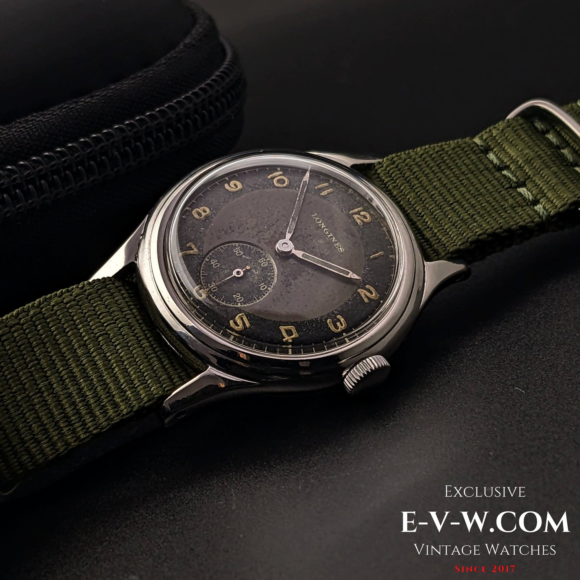 Longines WWII Bull's Eye Vintage 1944 Type Watch as RAF cal 23.M /Longines Archives