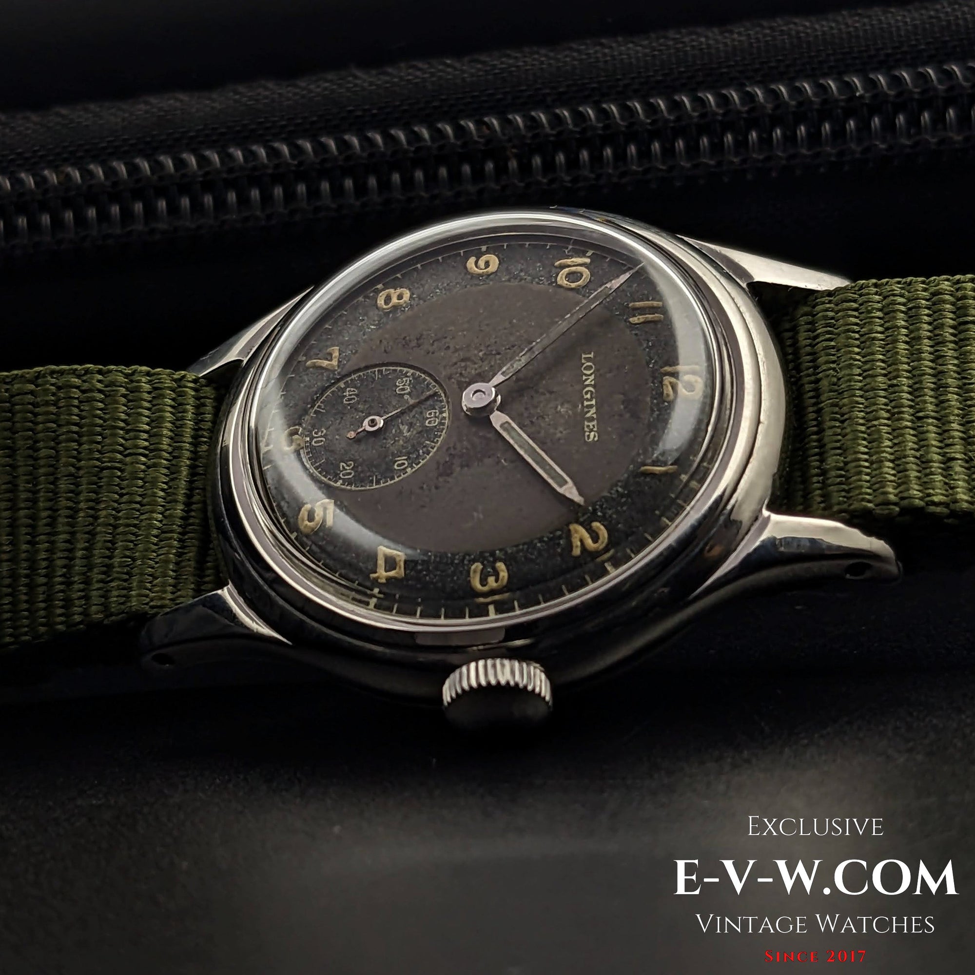 Reloj Longines WWII Bull's Eye Vintage 1944 Type como calibre 23.M de la RAF / Archivos Longines