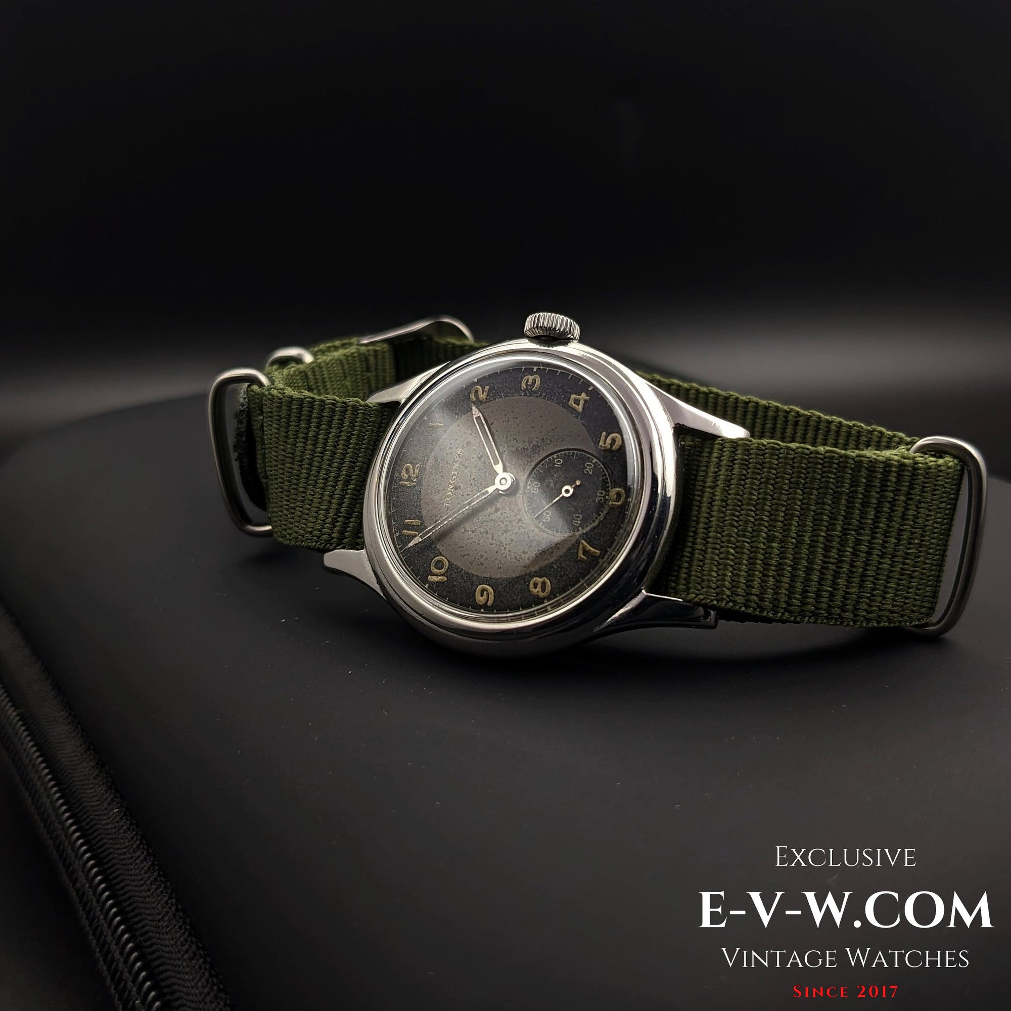 Reloj Longines WWII Bull's Eye Vintage 1944 Type como calibre 23.M de la RAF / Archivos Longines