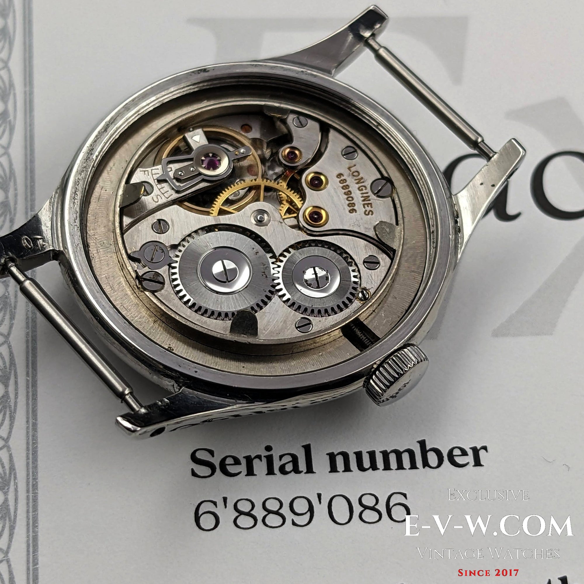 Reloj Longines WWII Bull's Eye Vintage 1944 Type como calibre 23.M de la RAF / Archivos Longines