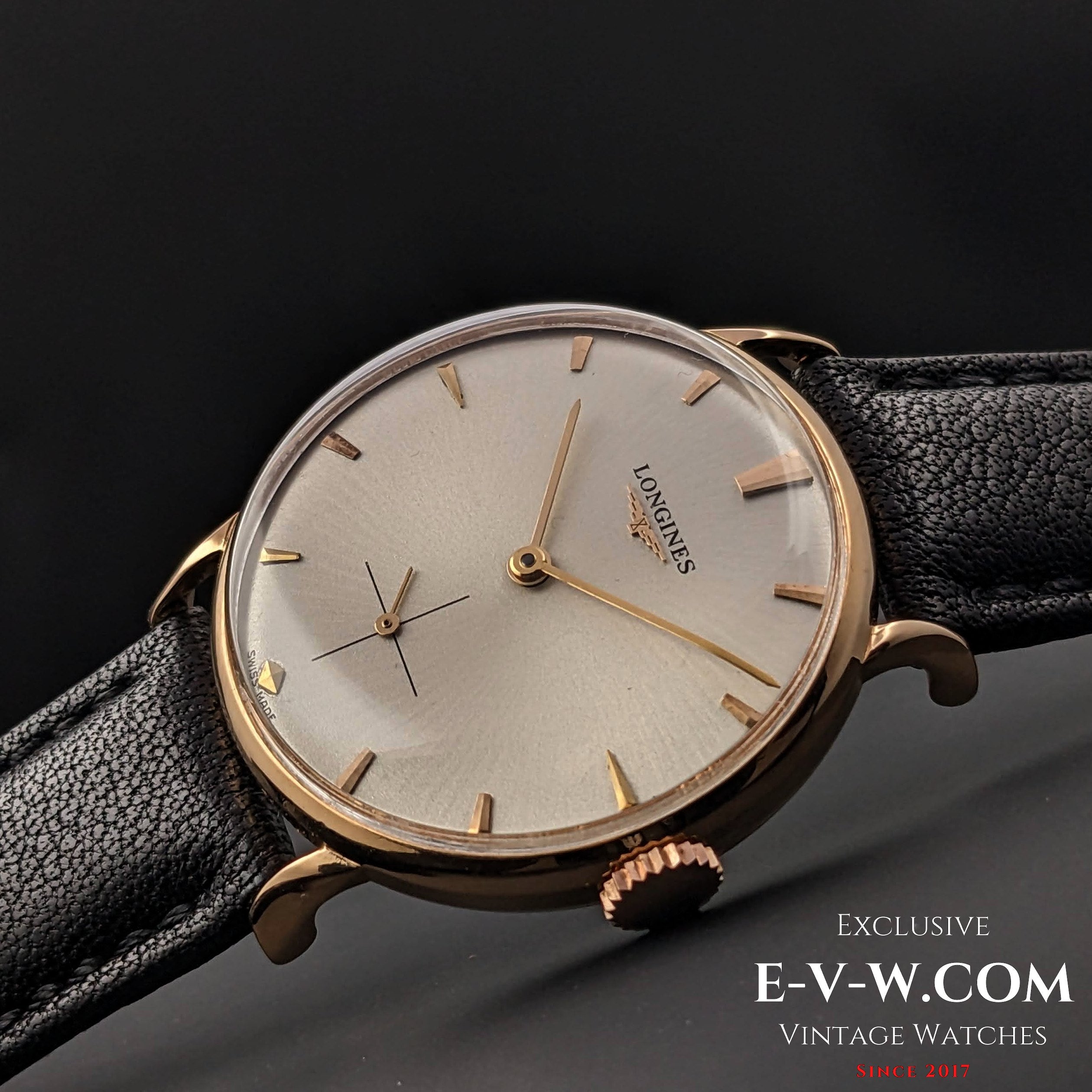 Longines Calatrava Classic 18K Rose Gold cal. 30L Vintage 1964