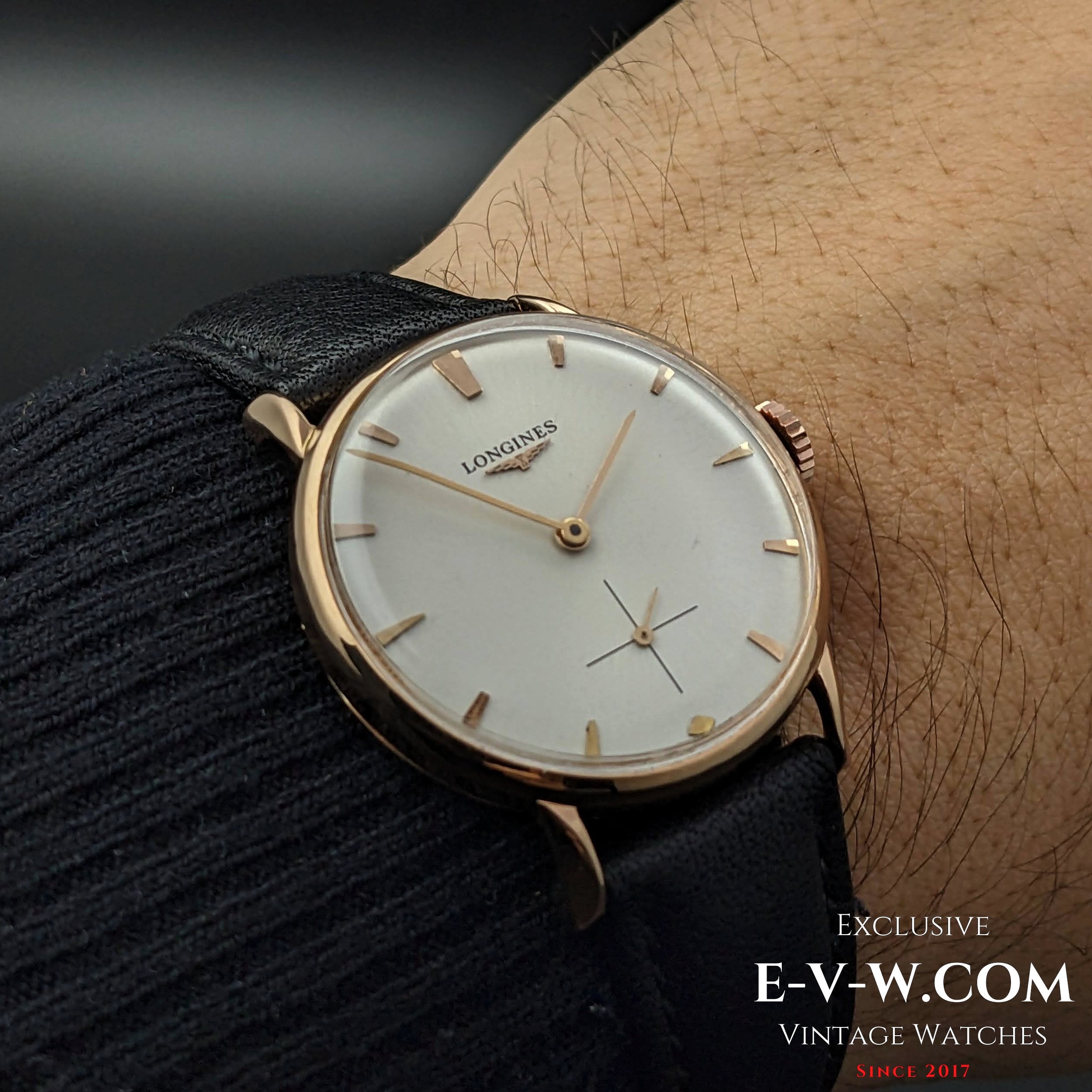 Longines Calatrava Classic 18K Rose Gold cal. 30L Vintage 1964