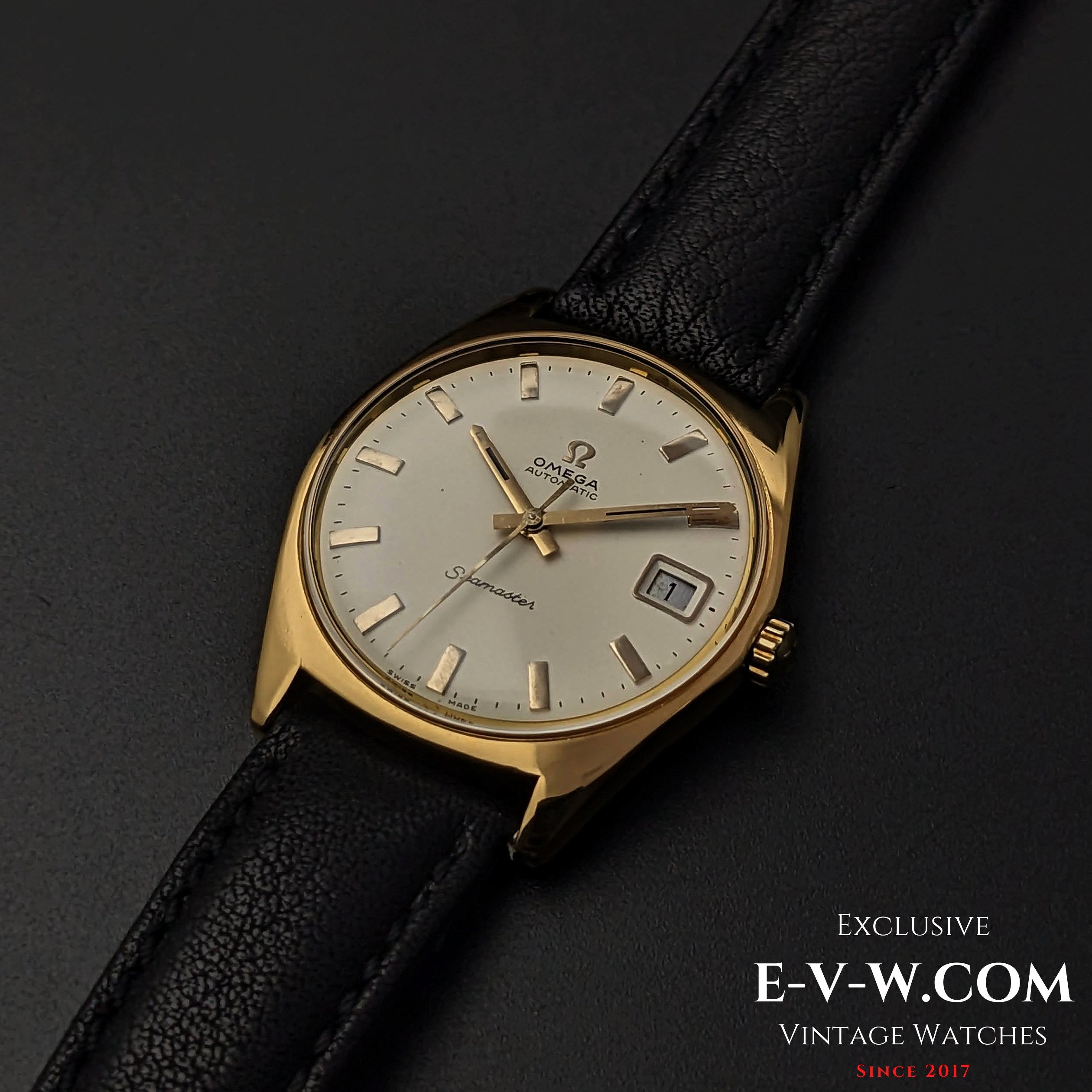 Omega Seamaster Automatic Gold Plaque / Ref 166.041 / cal.565 / Vintag –  Exclusive Vintage Swiss Watches