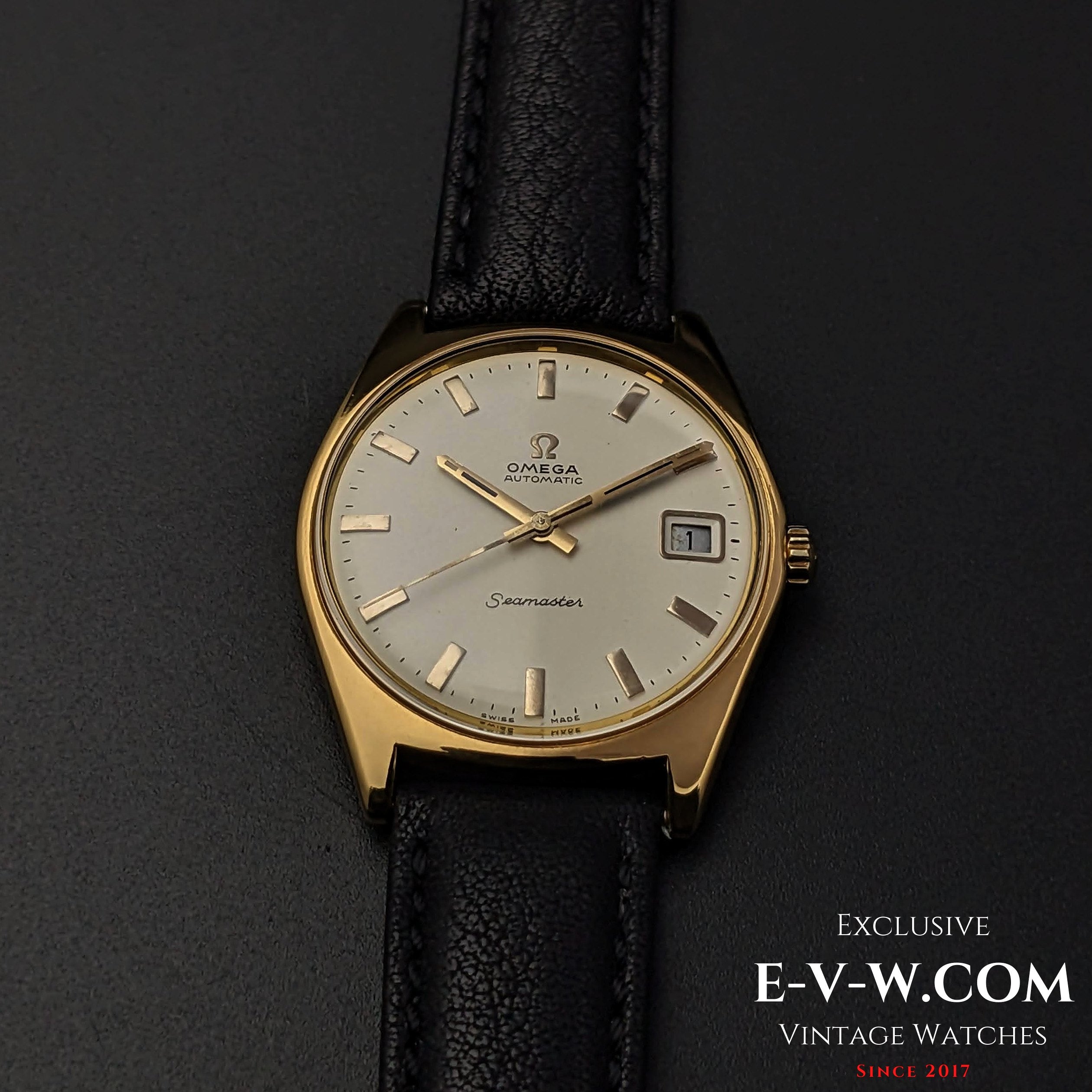 Omega Seamaster Automatic Gold Plaque / Ref 166.041 / cal.565 / Vintag –  Exclusive Vintage Swiss Watches