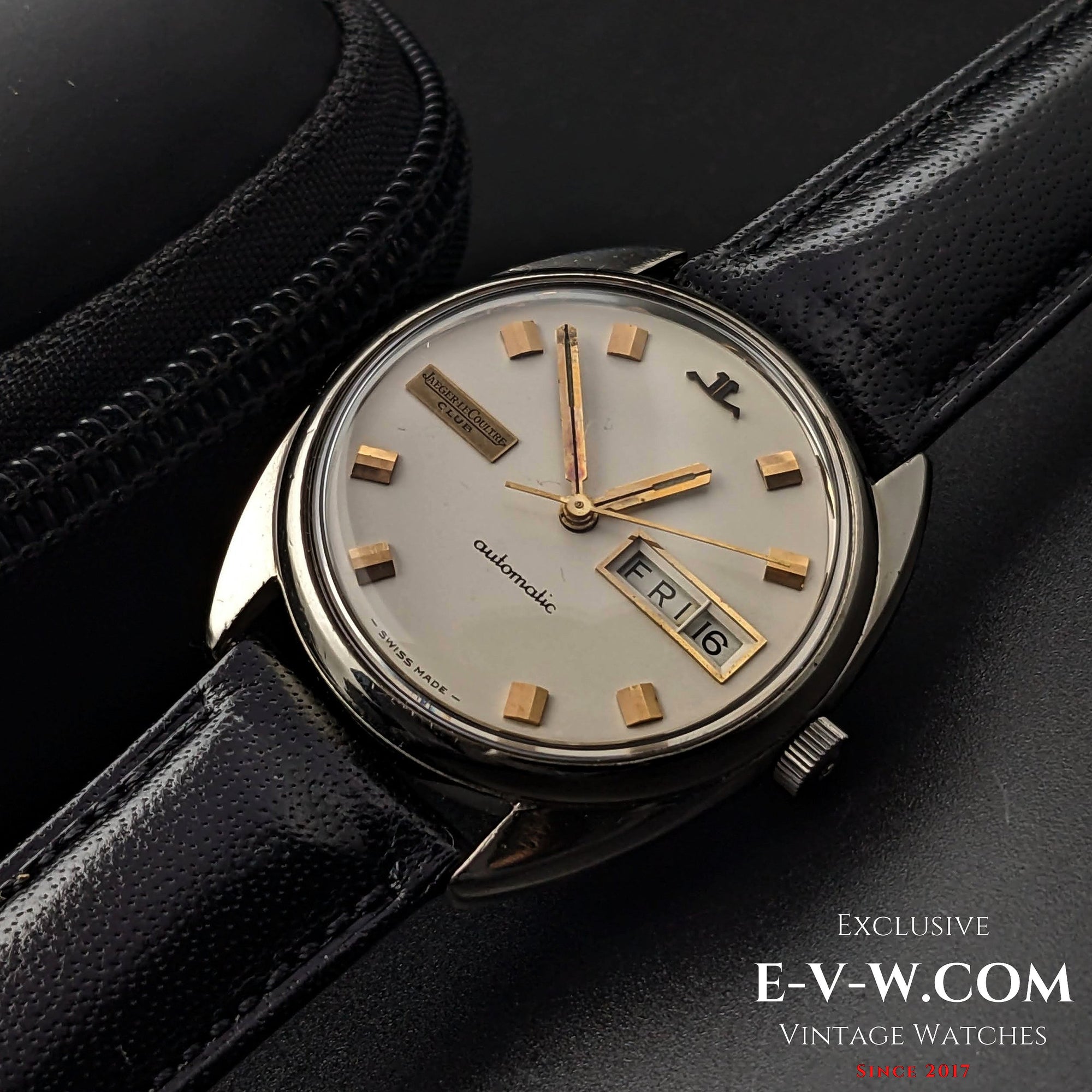 Jaeger-LeCoultre CLUB Day-Date / Automatisch - Kaliber AS 1906 / Ref. E300706 - Vintage jaren 70