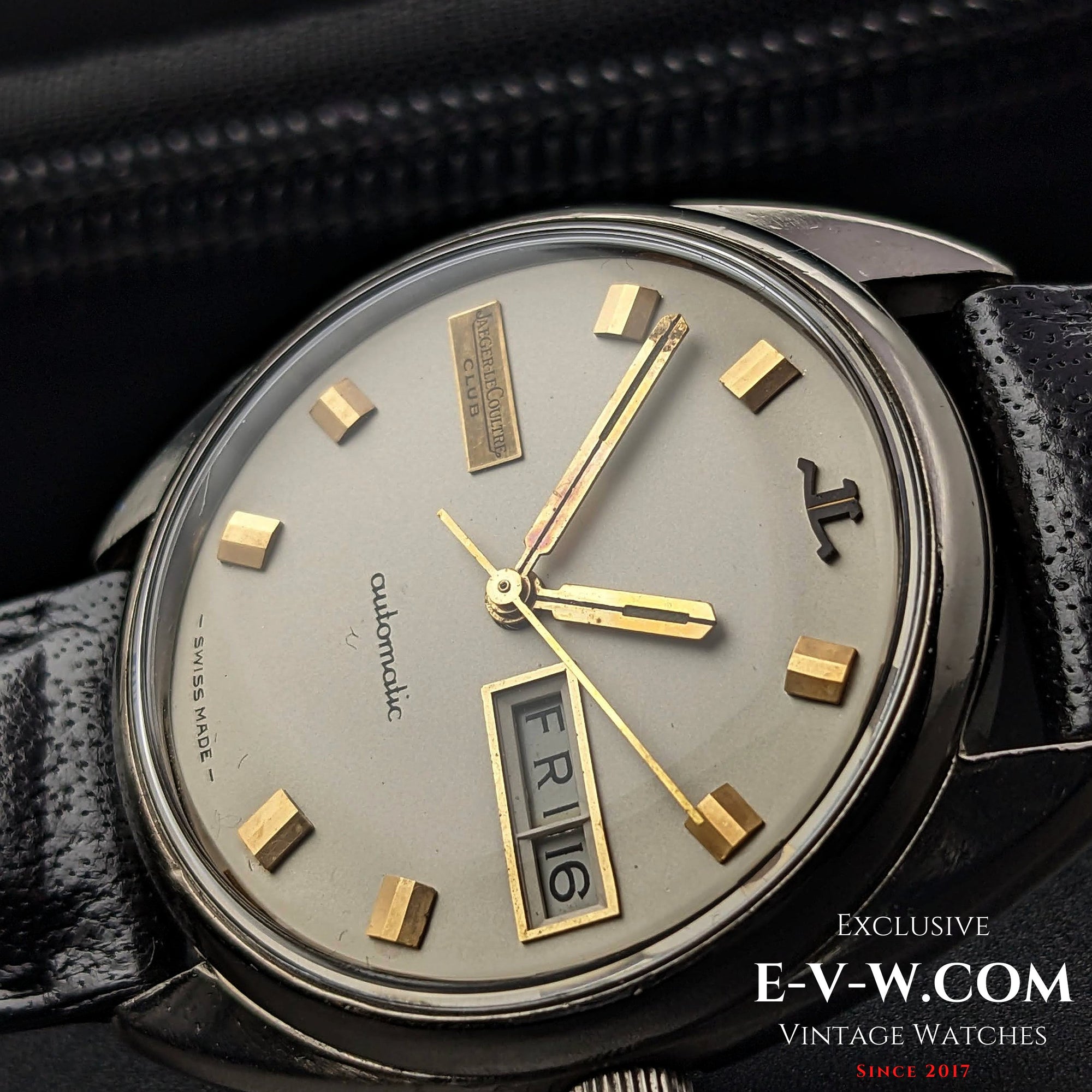 Jaeger-LeCoultre CLUB Day-Date / Automatisch - Kaliber AS 1906 / Ref. E300706 - Vintage jaren 70