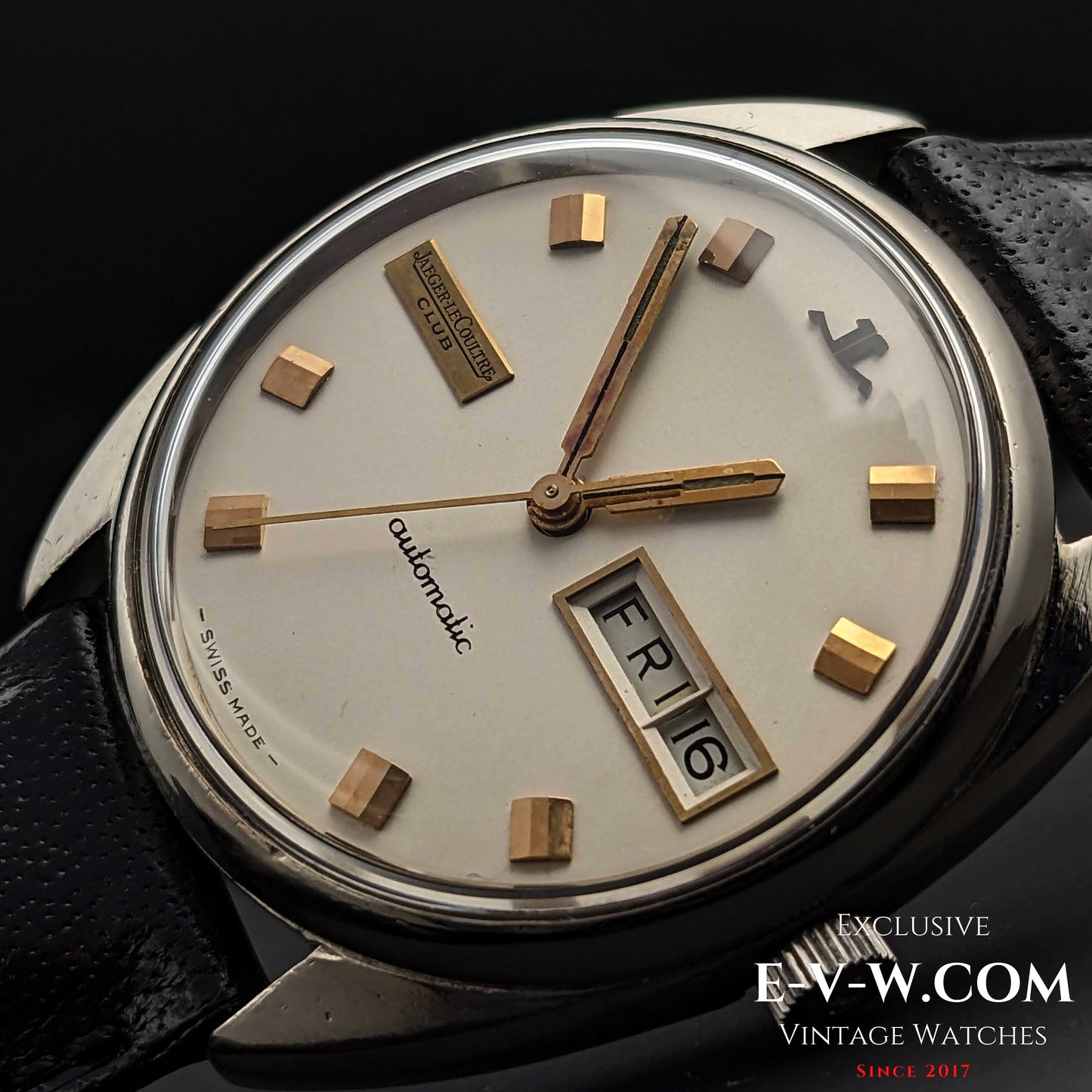 Jaeger-LeCoultre CLUB Day-Date / Automatic - Cal. AS 1906 / Ref. E300706 - Vintage 1970s